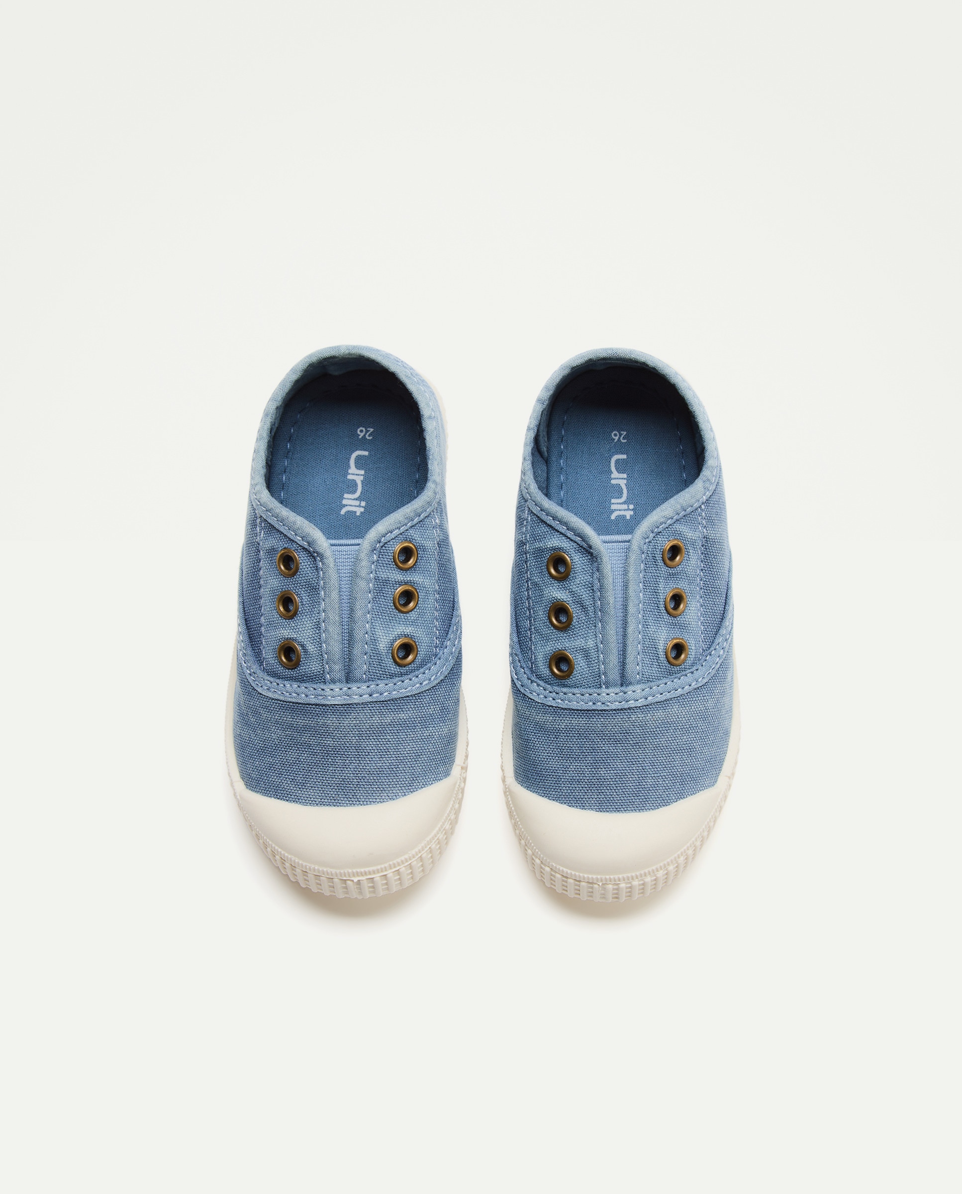 Lona bebés con puntera suela flexible 400 Azul-4