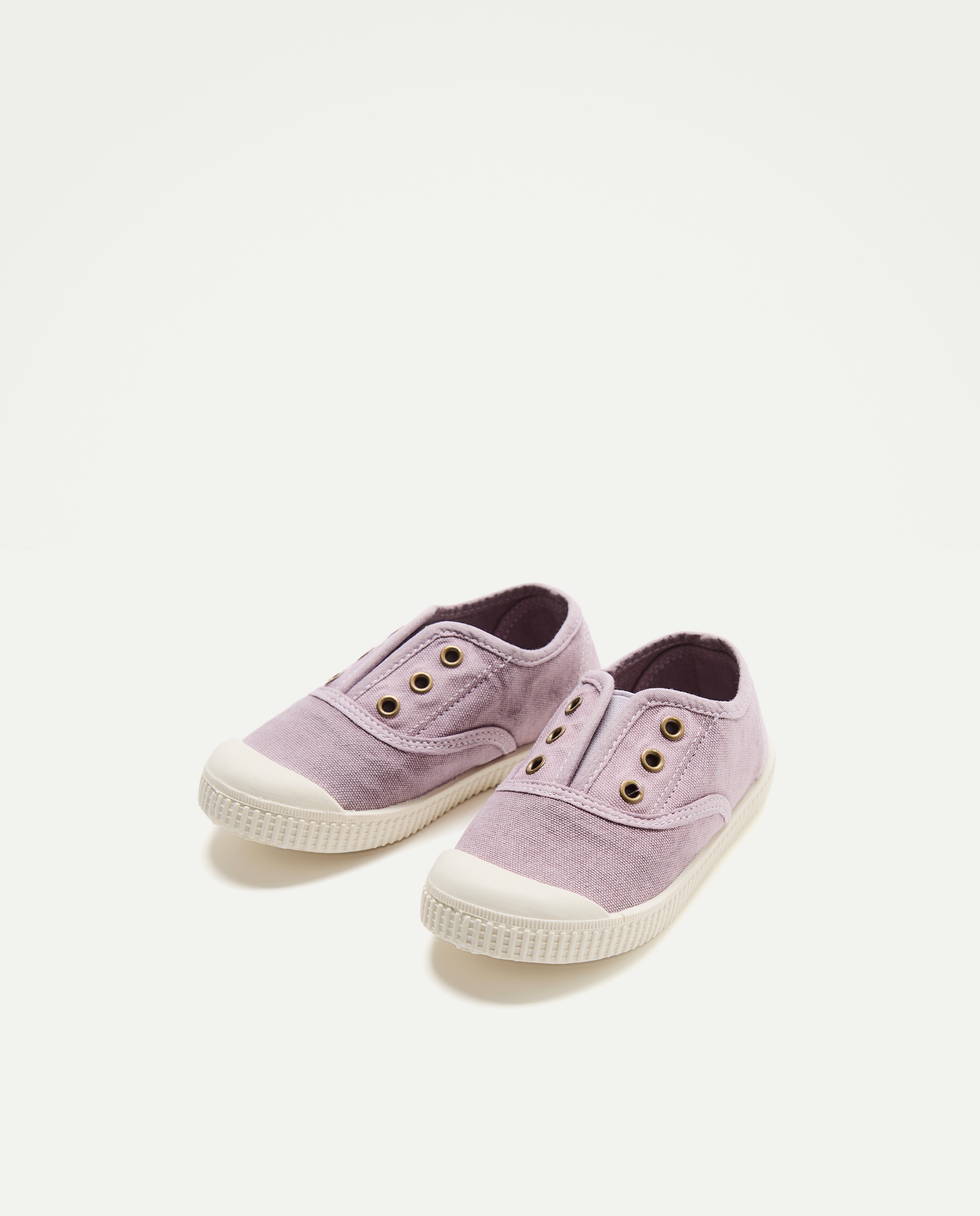 Lona bebés con puntera suela flexible 282 Malva-2