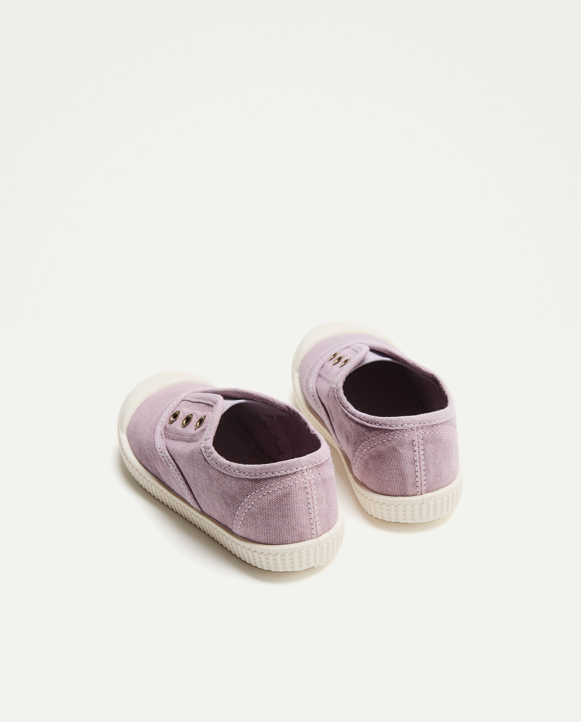 Lona bebés con puntera suela flexible 282 Malva-3