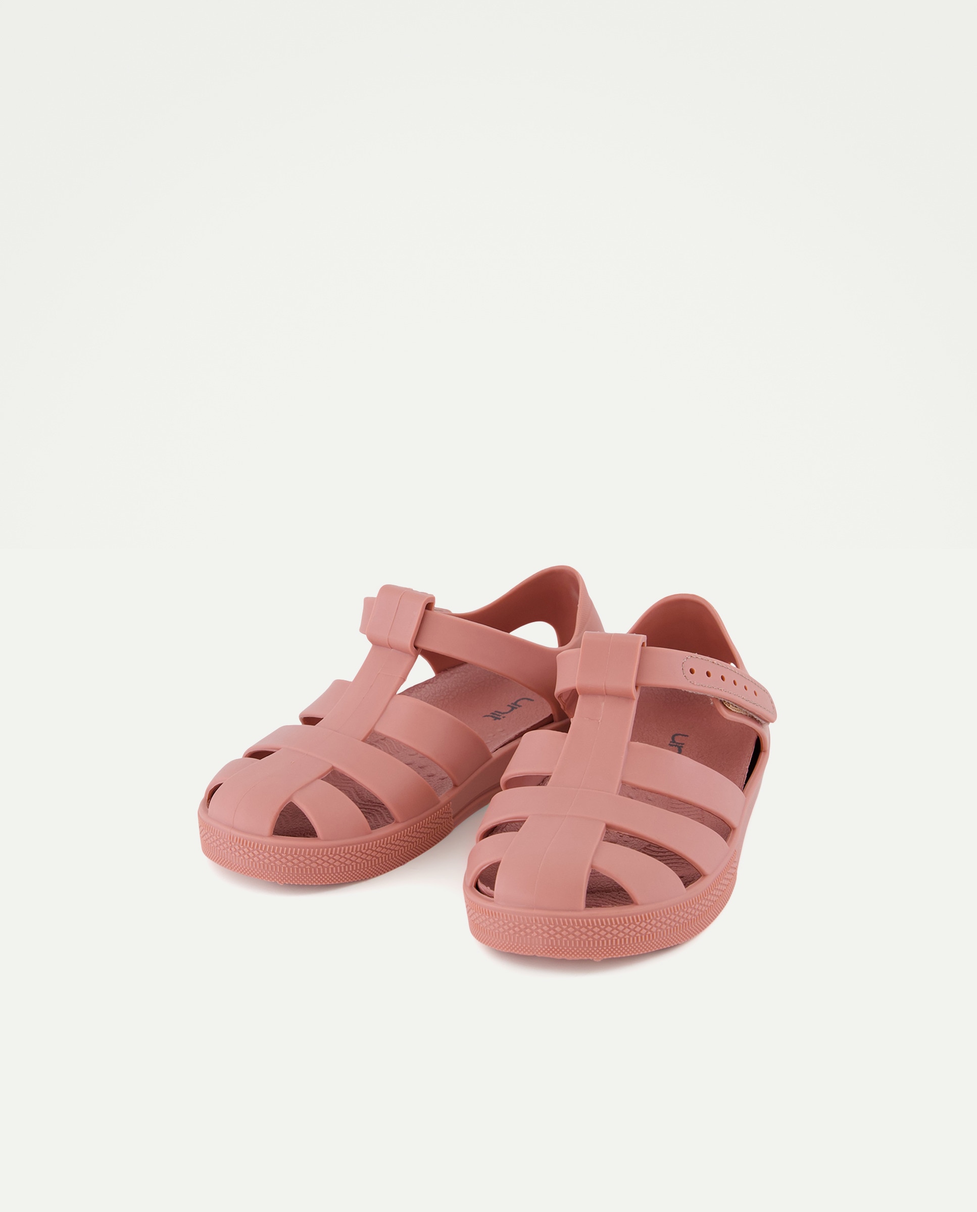 Cangrejera bebés de goma con velcro 230 Rosa oscuro-2