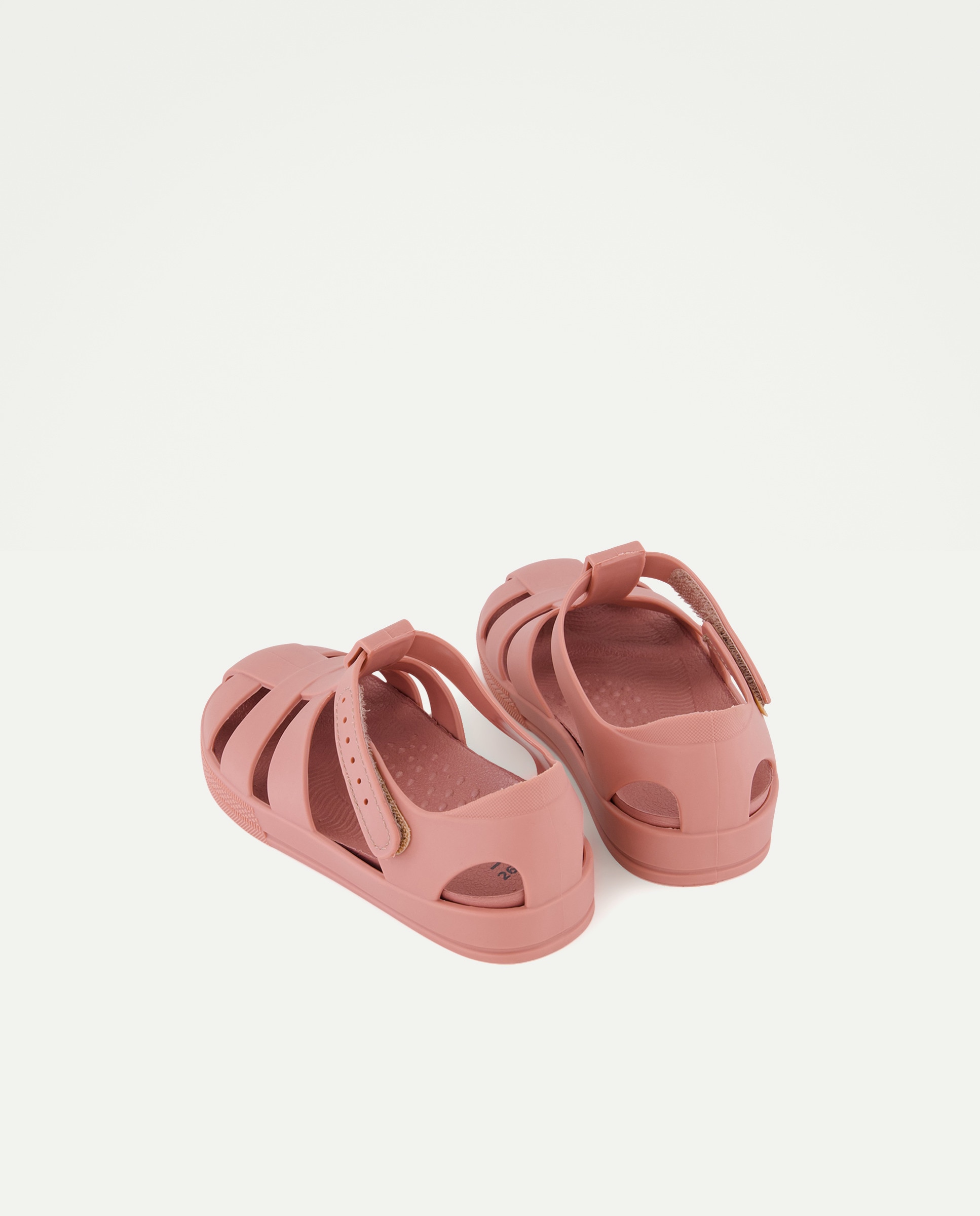 Cangrejera bebés de goma con velcro 230 Rosa oscuro-3