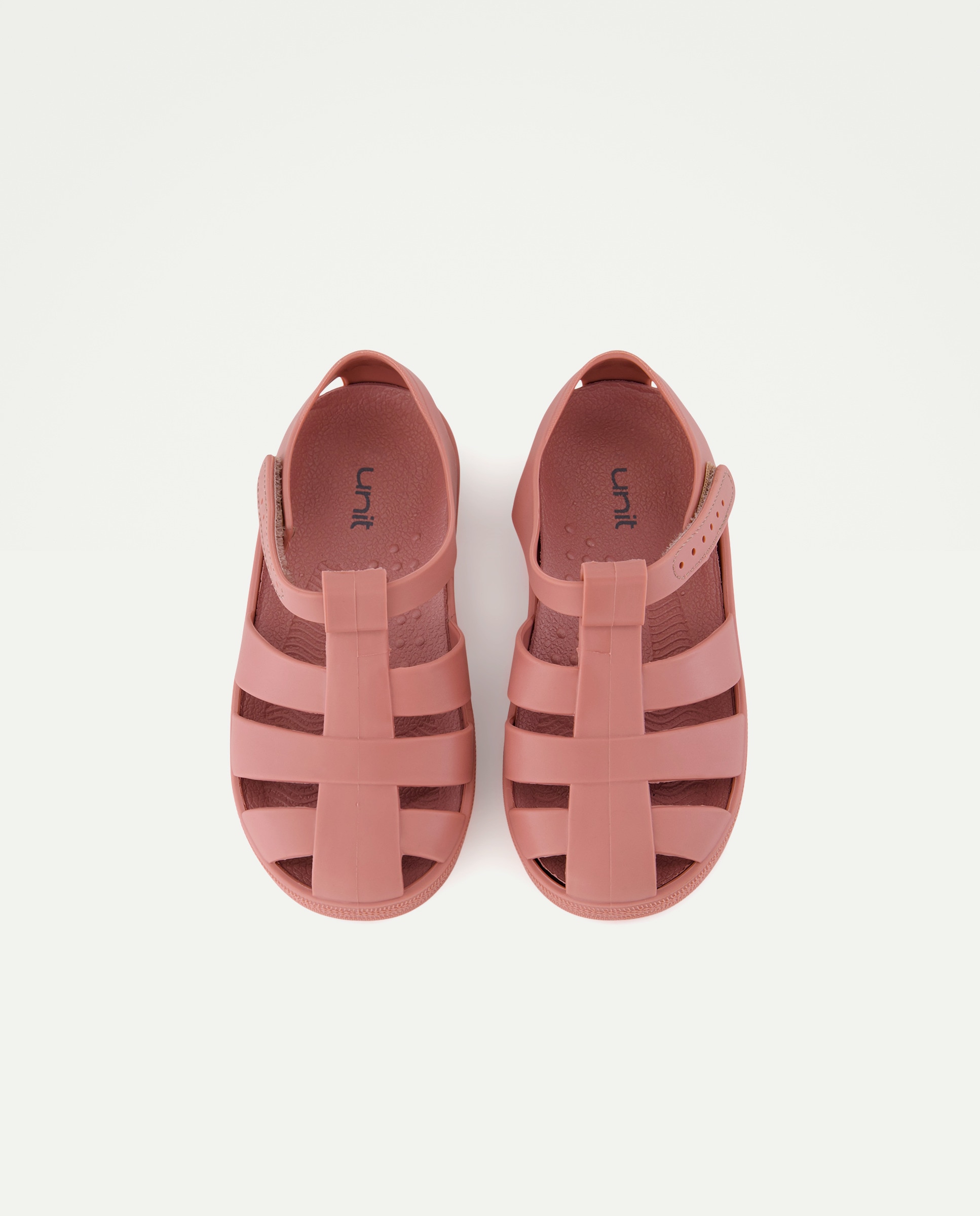 Cangrejera bebés de goma con velcro 230 Rosa oscuro-4