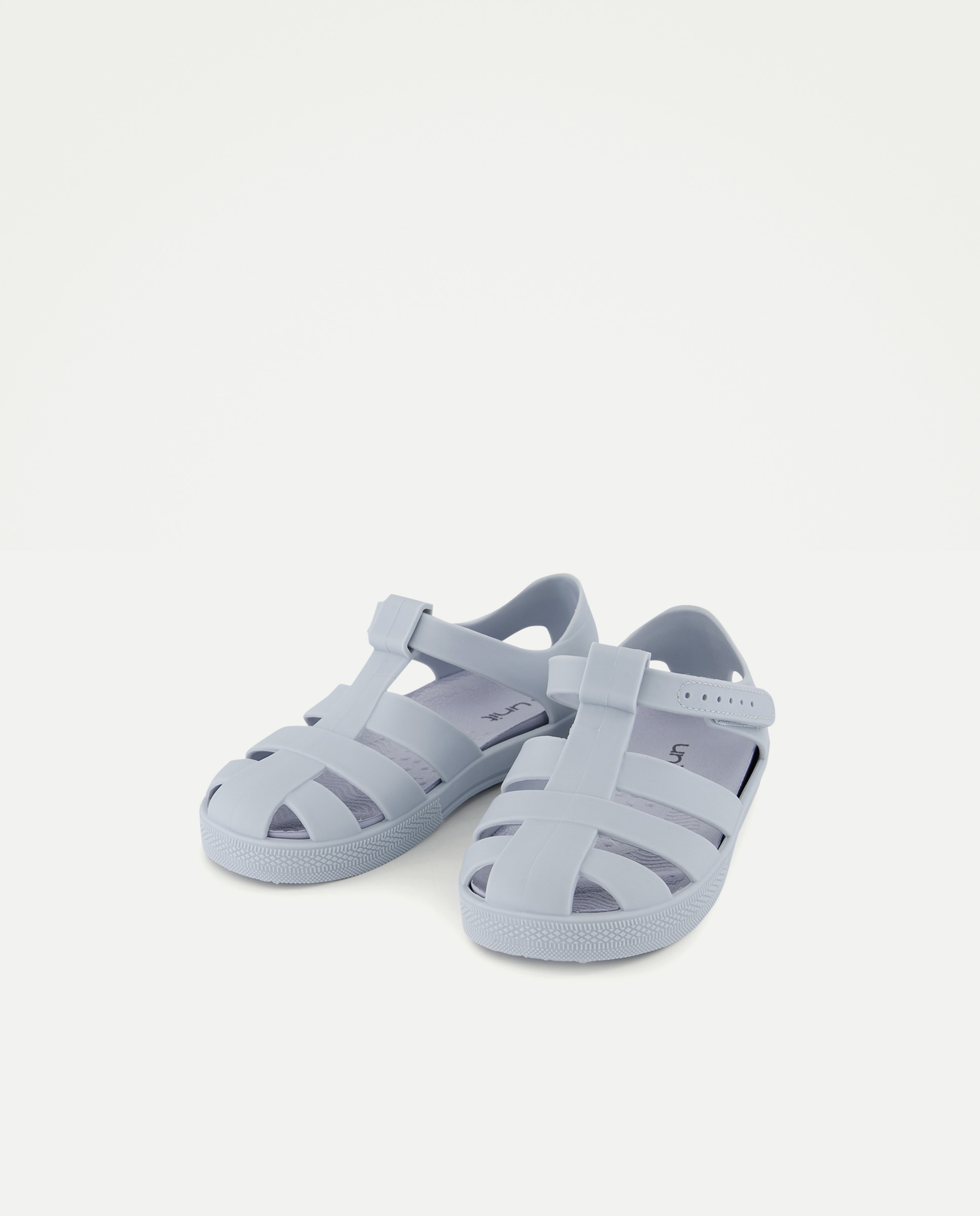Cangrejera bebés de goma con velcro Hielo-2