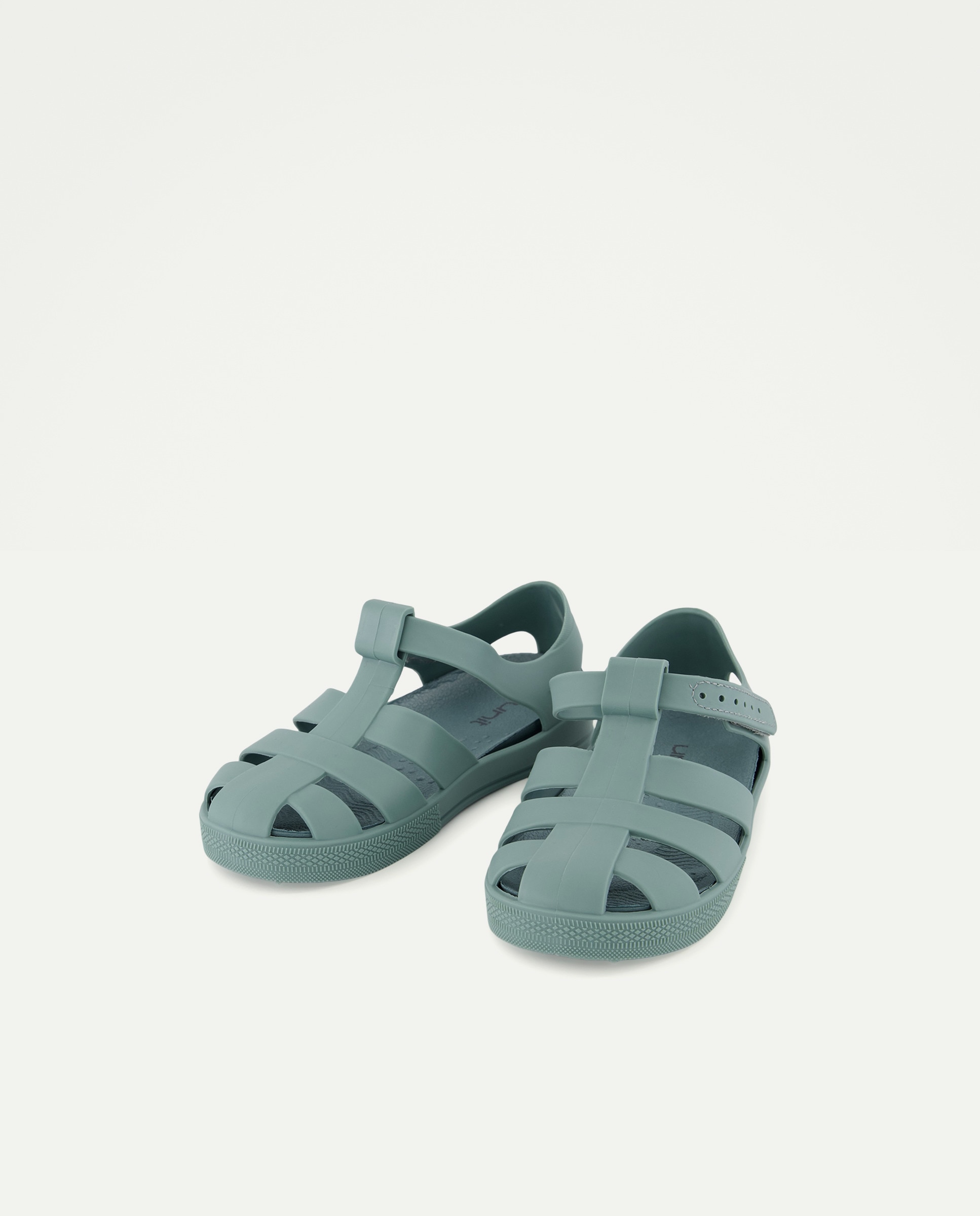 Cangrejera bebés de goma con velcro 530 Verde oscuro-2