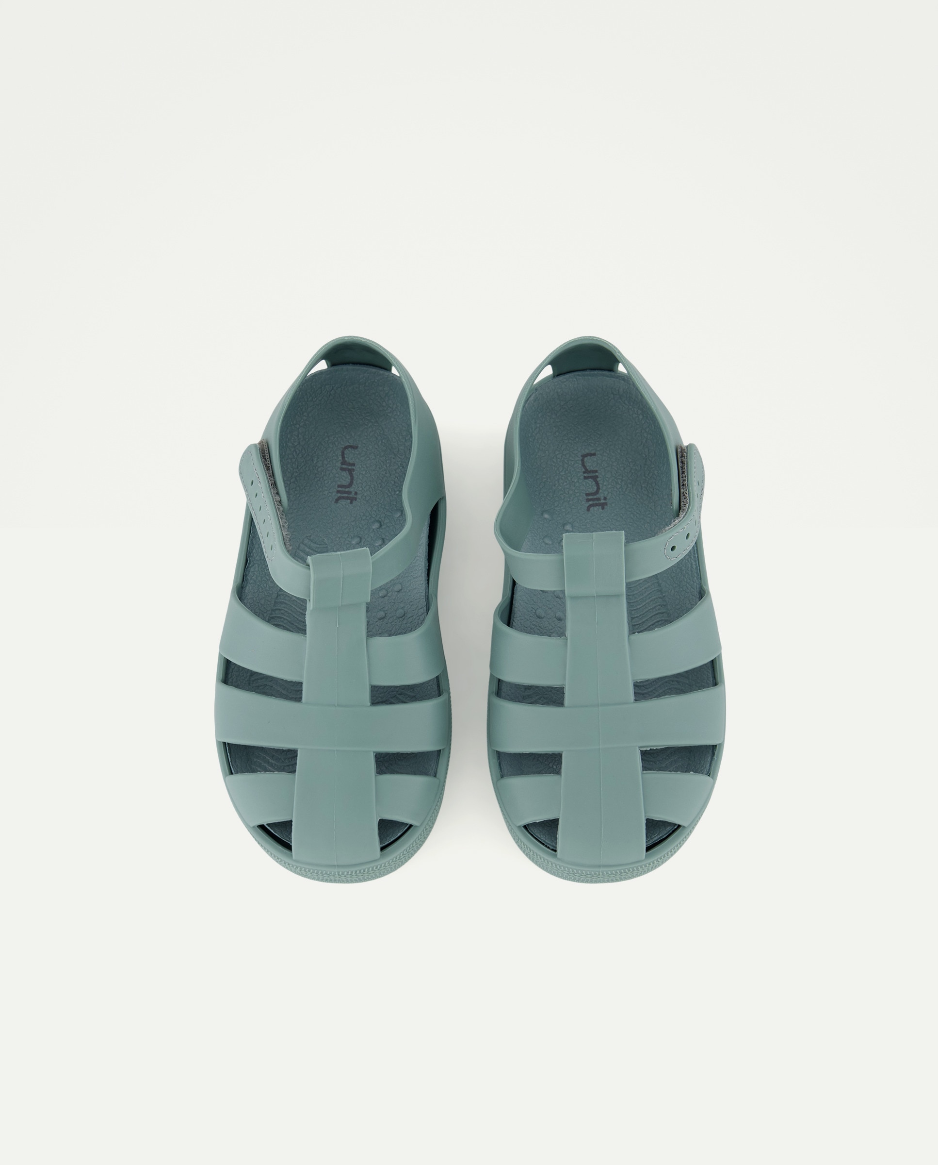 Cangrejera bebés de goma con velcro 530 Verde oscuro-4