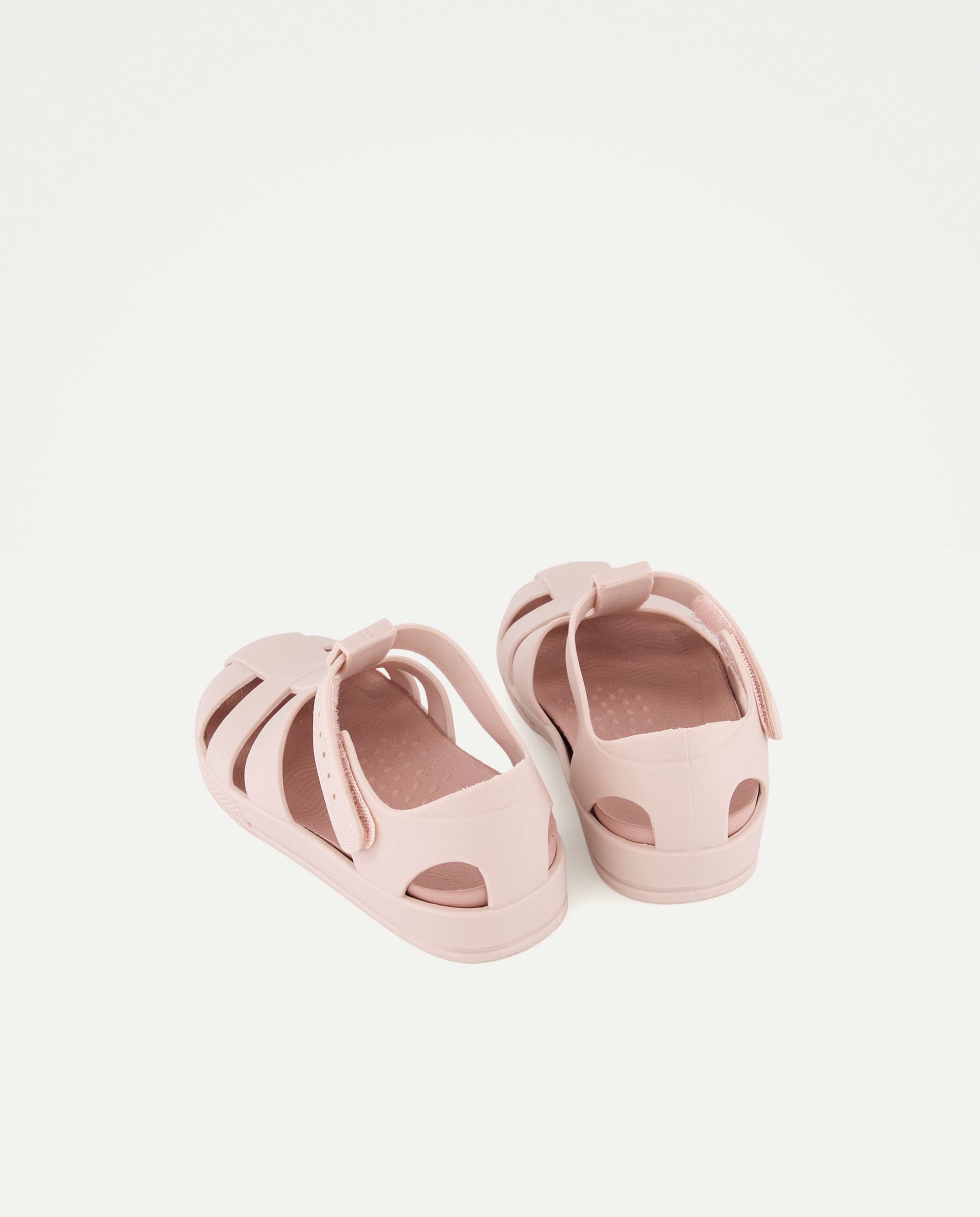 Cangrejera bebés de goma con velcro 220 Rosa palo-3