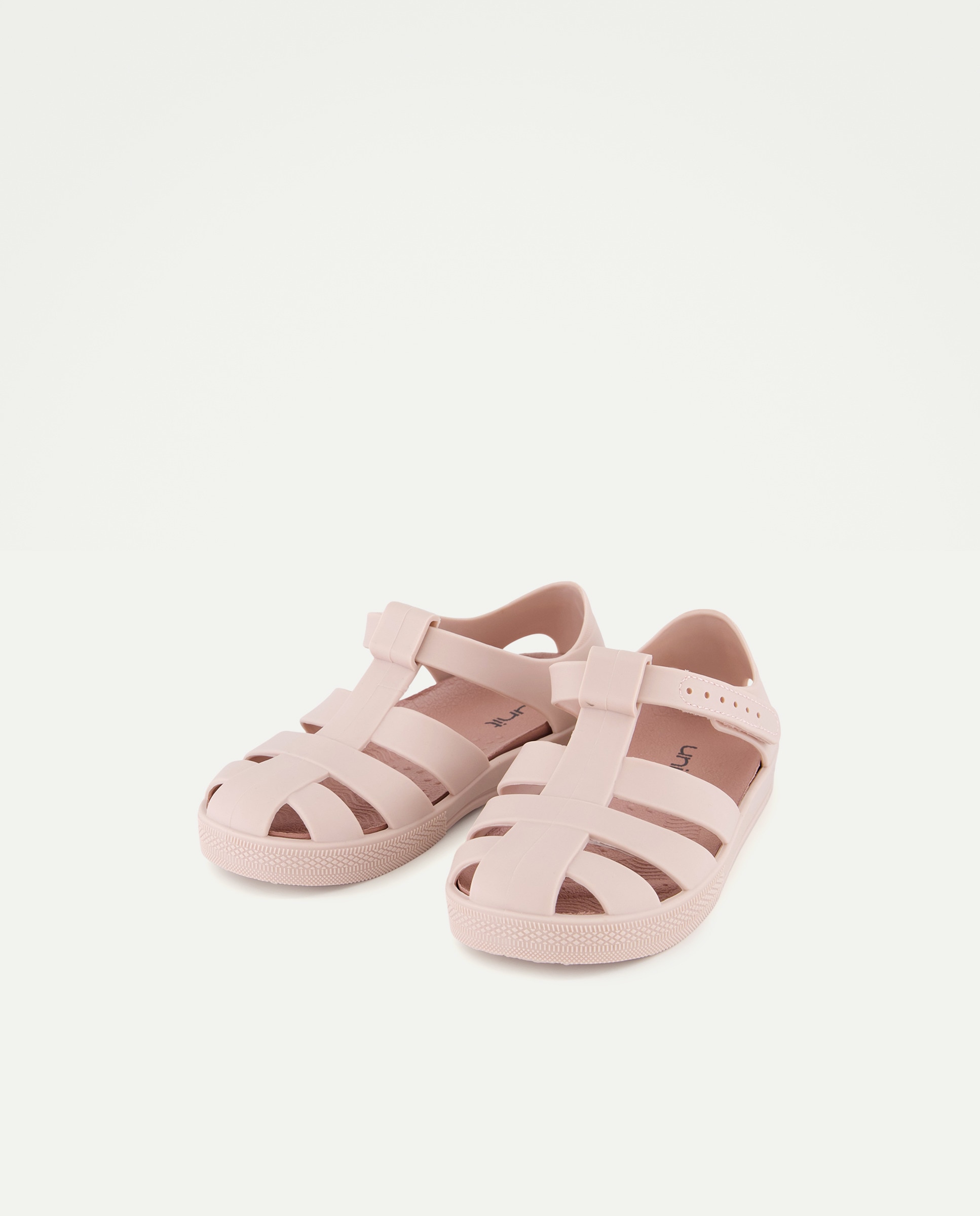 Cangrejera bebés de goma con velcro 220 Rosa palo-2