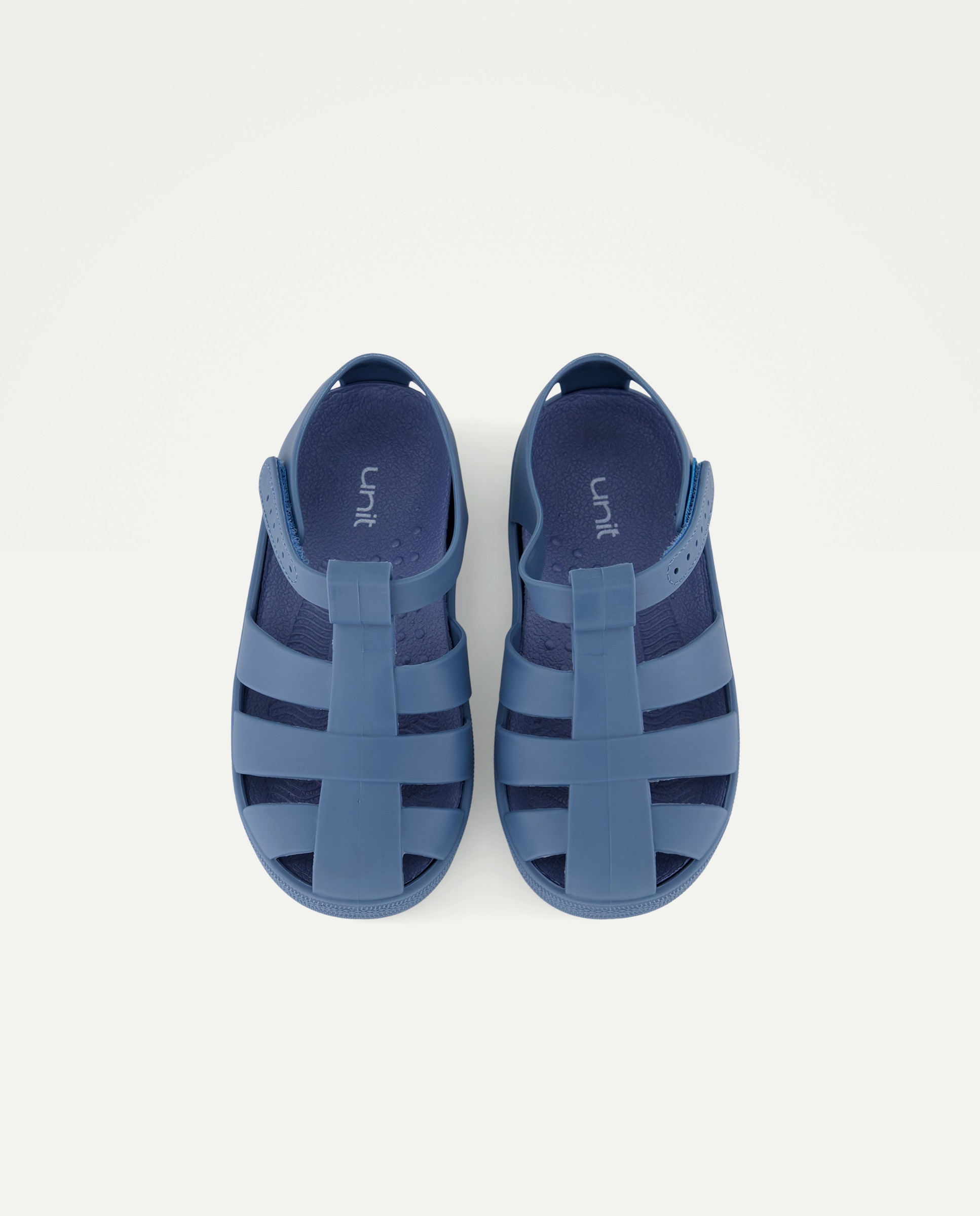 Cangrejera bebés de goma con velcro 400 Azul-4