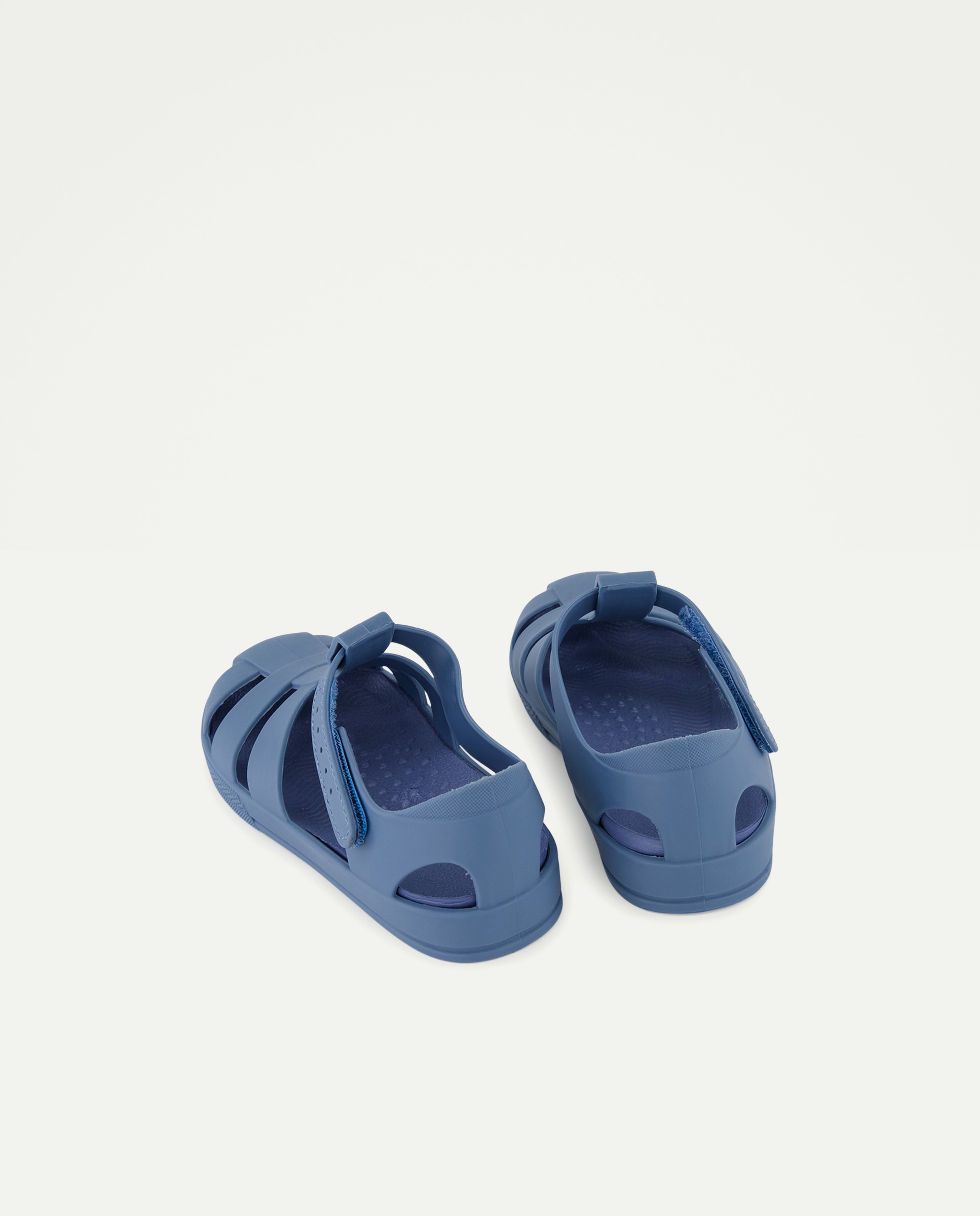 Cangrejera bebés de goma con velcro 400 Azul-3