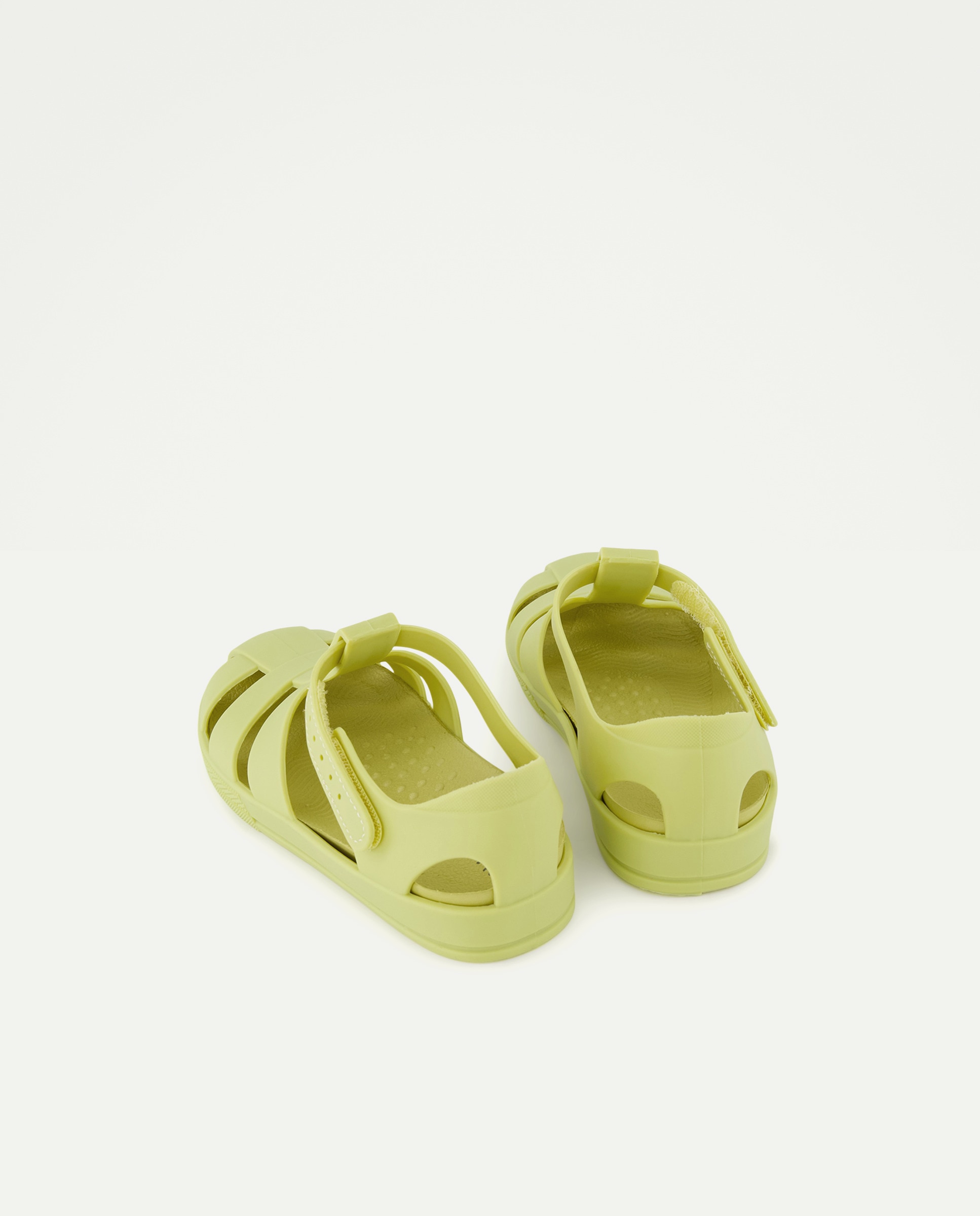 Cangrejera bebés de goma con velcro Pistacho-3