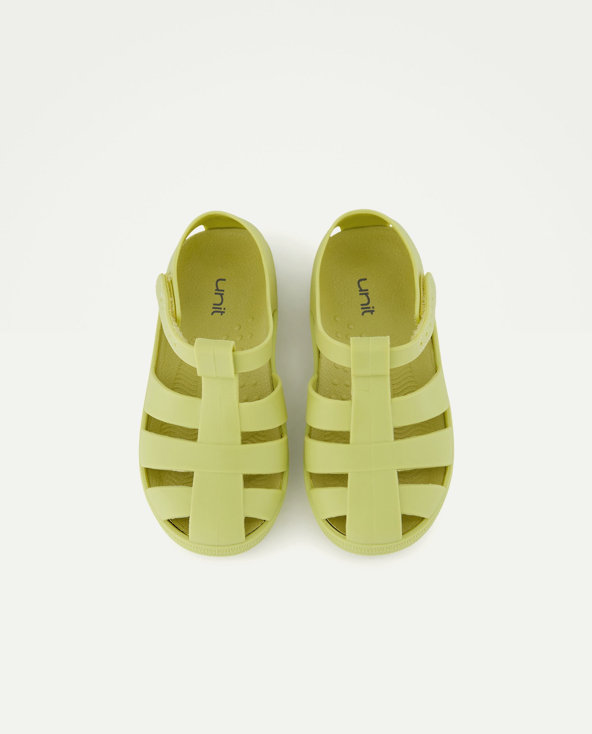 Cangrejera bebés de goma con velcro Pistacho-4