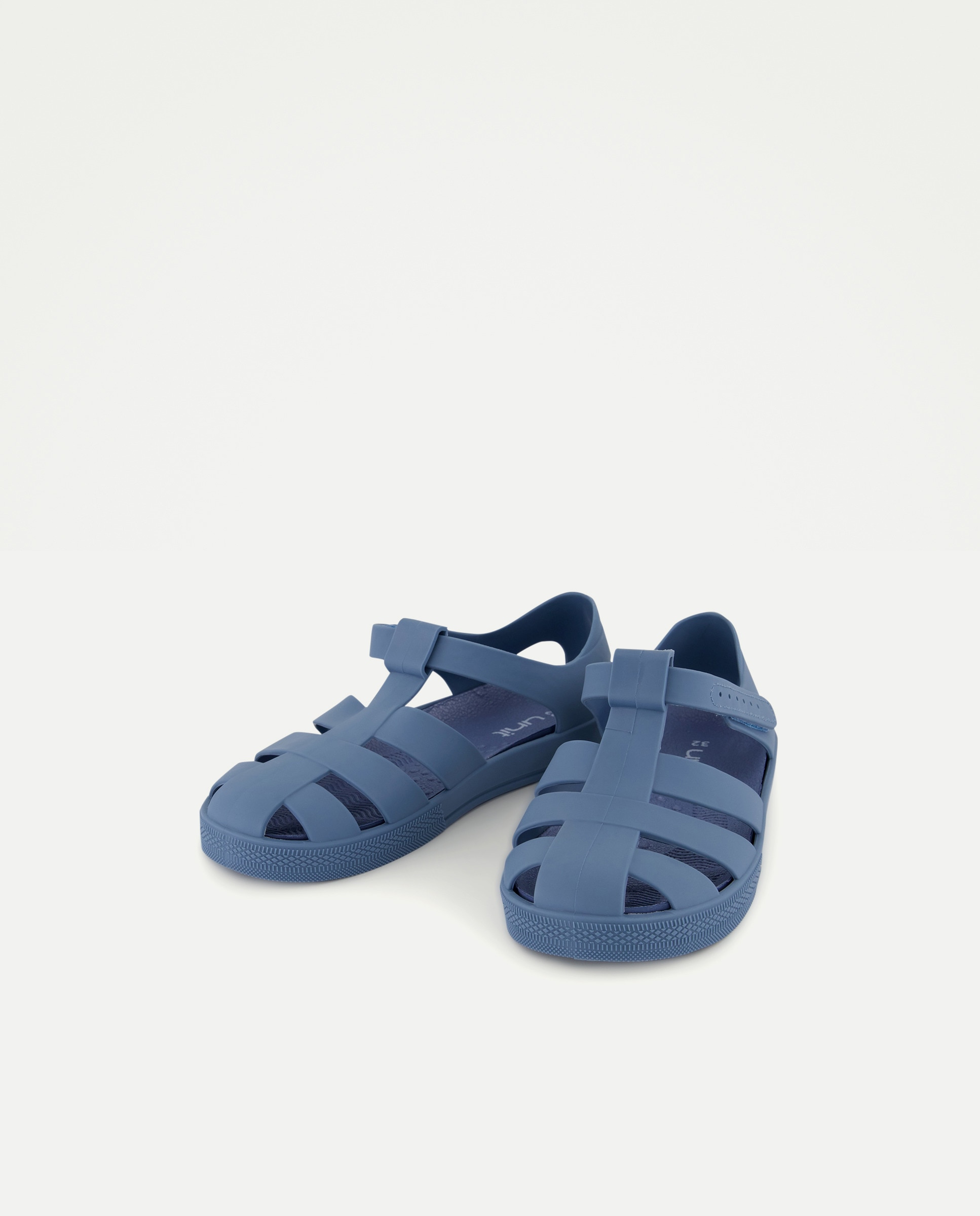 Cangrejera infantil de goma con velcro 400 Azul-2