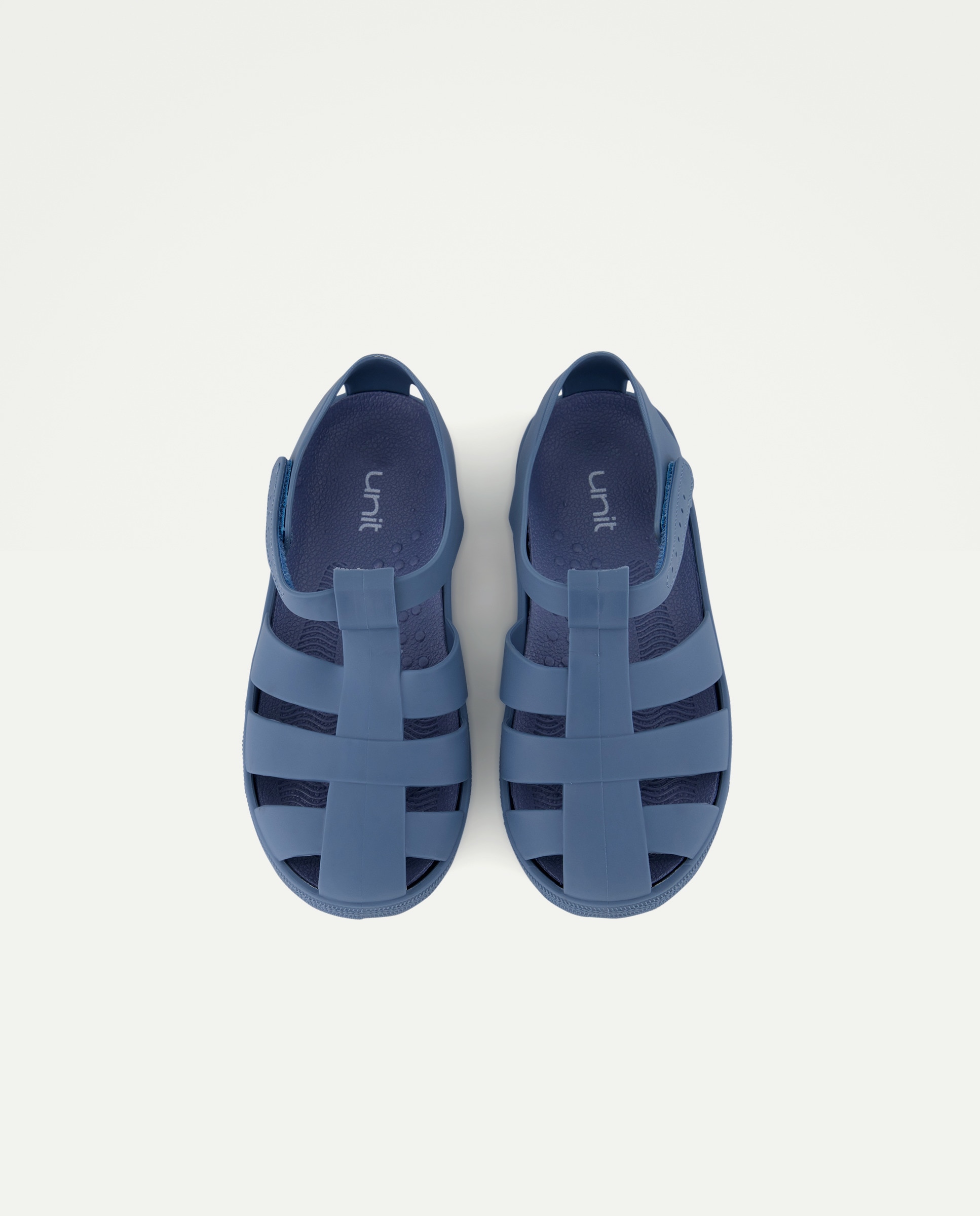 Cangrejera infantil de goma con velcro 400 Azul-4