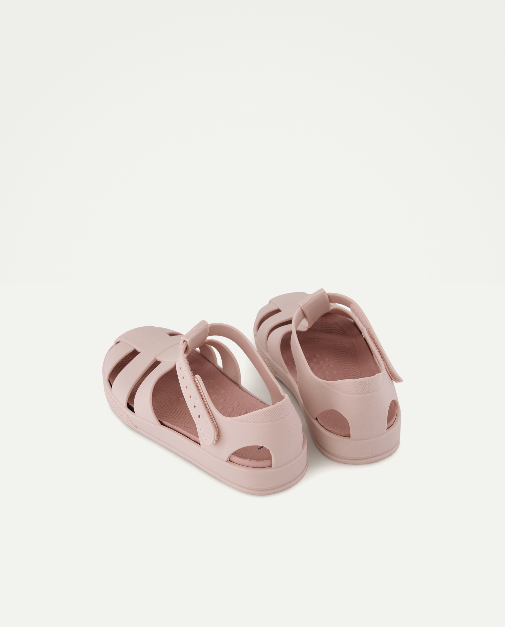 Cangrejera infantil de goma con velcro 220 Rosa palo-3