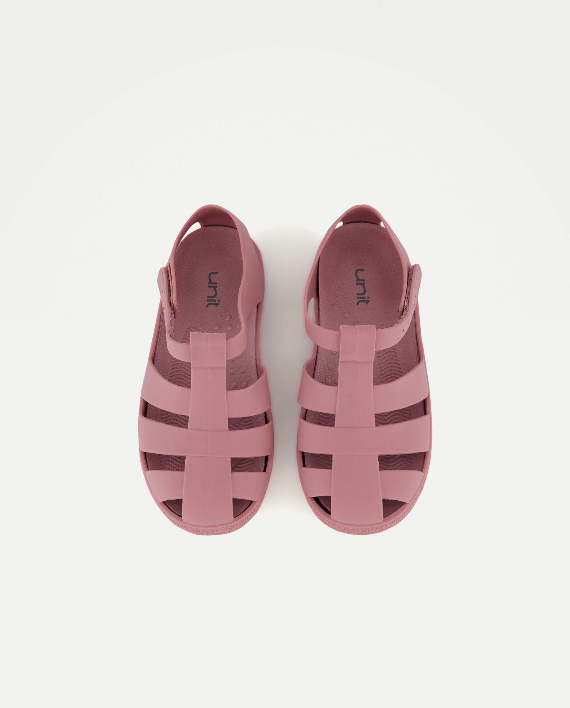 Cangrejera infantil de goma con velcro 230 Rosa oscuro-4