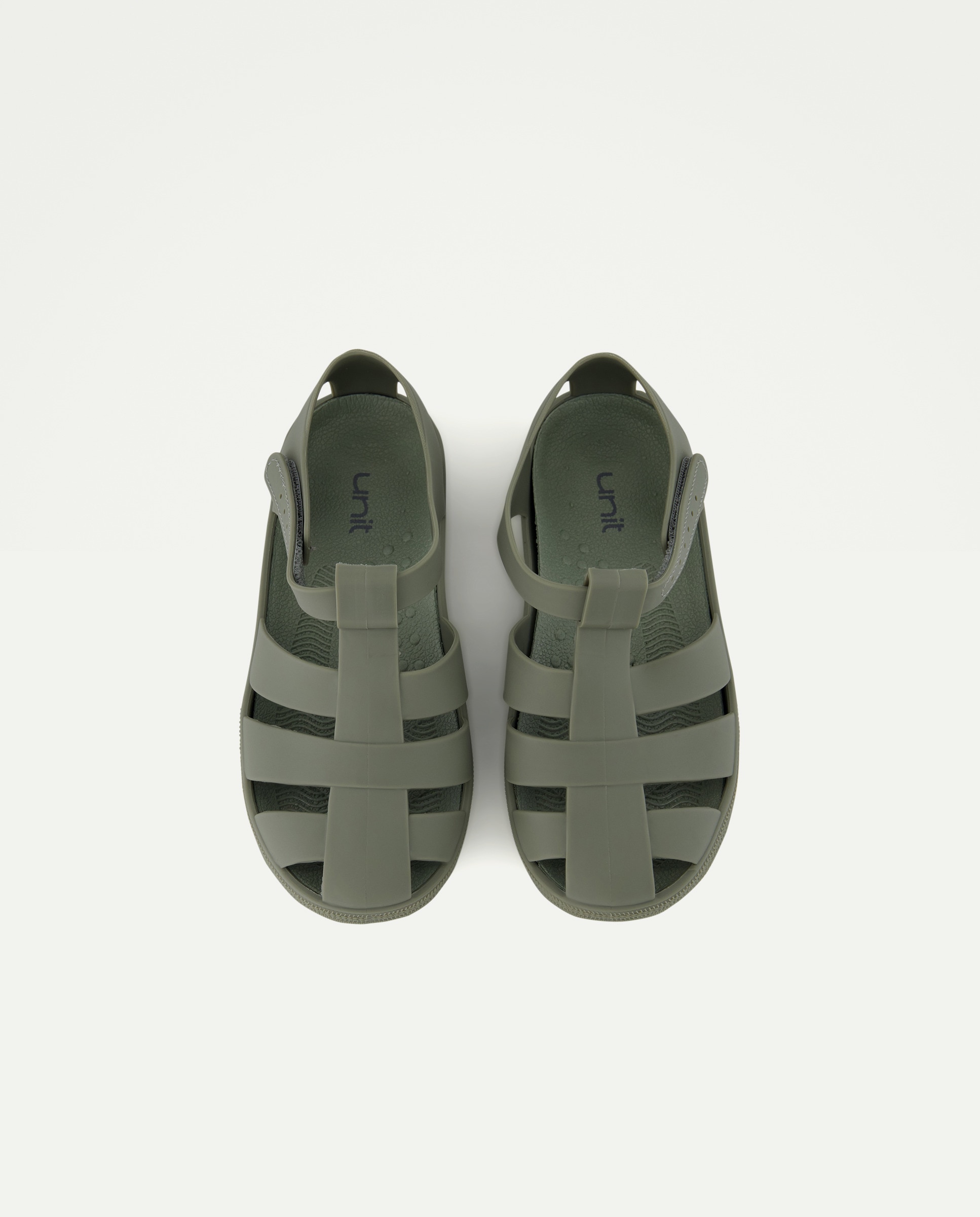 Cangrejera infantil de goma con velcro 520 Kaki-4