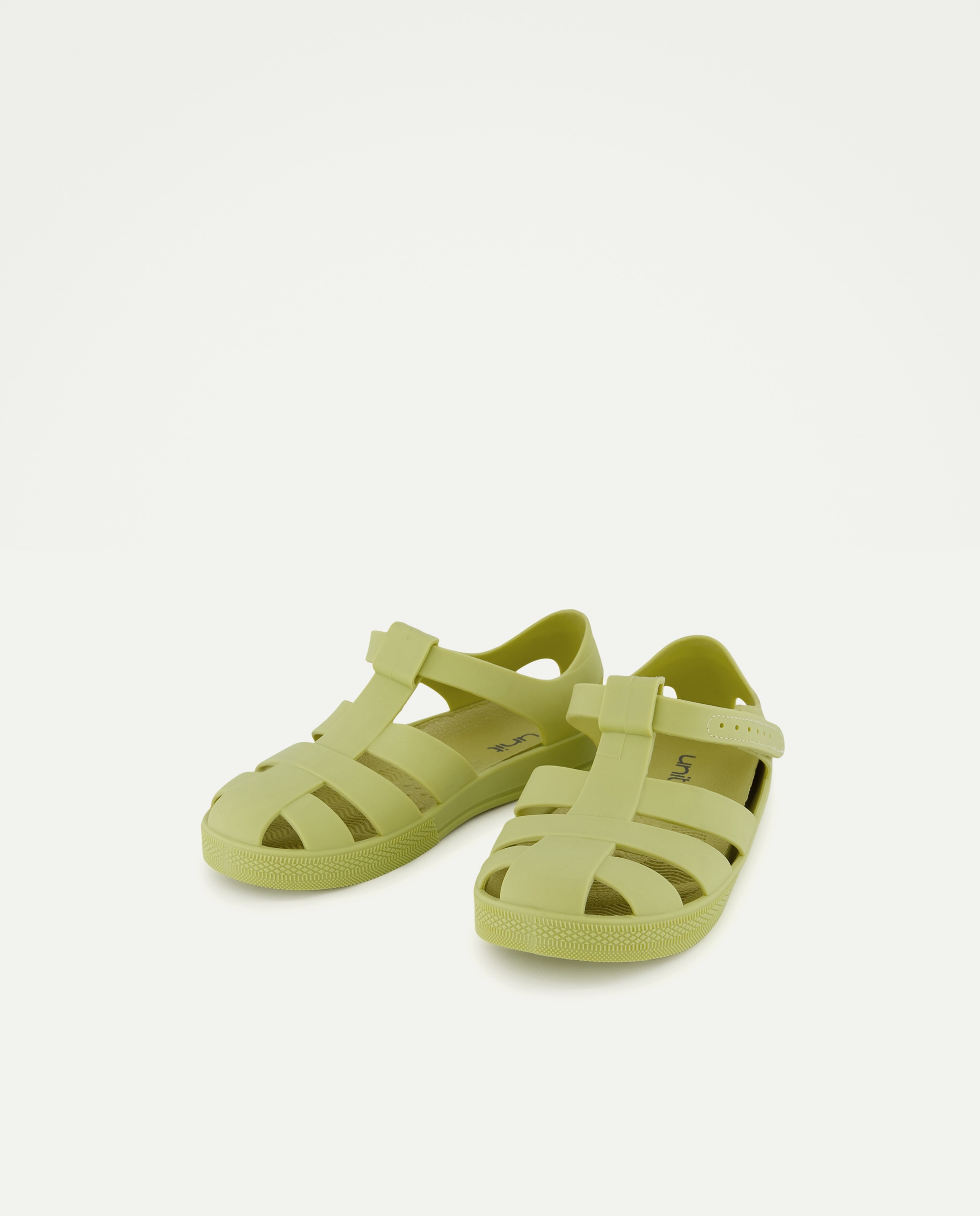 Cangrejera infantil de goma con velcro Pistacho-2