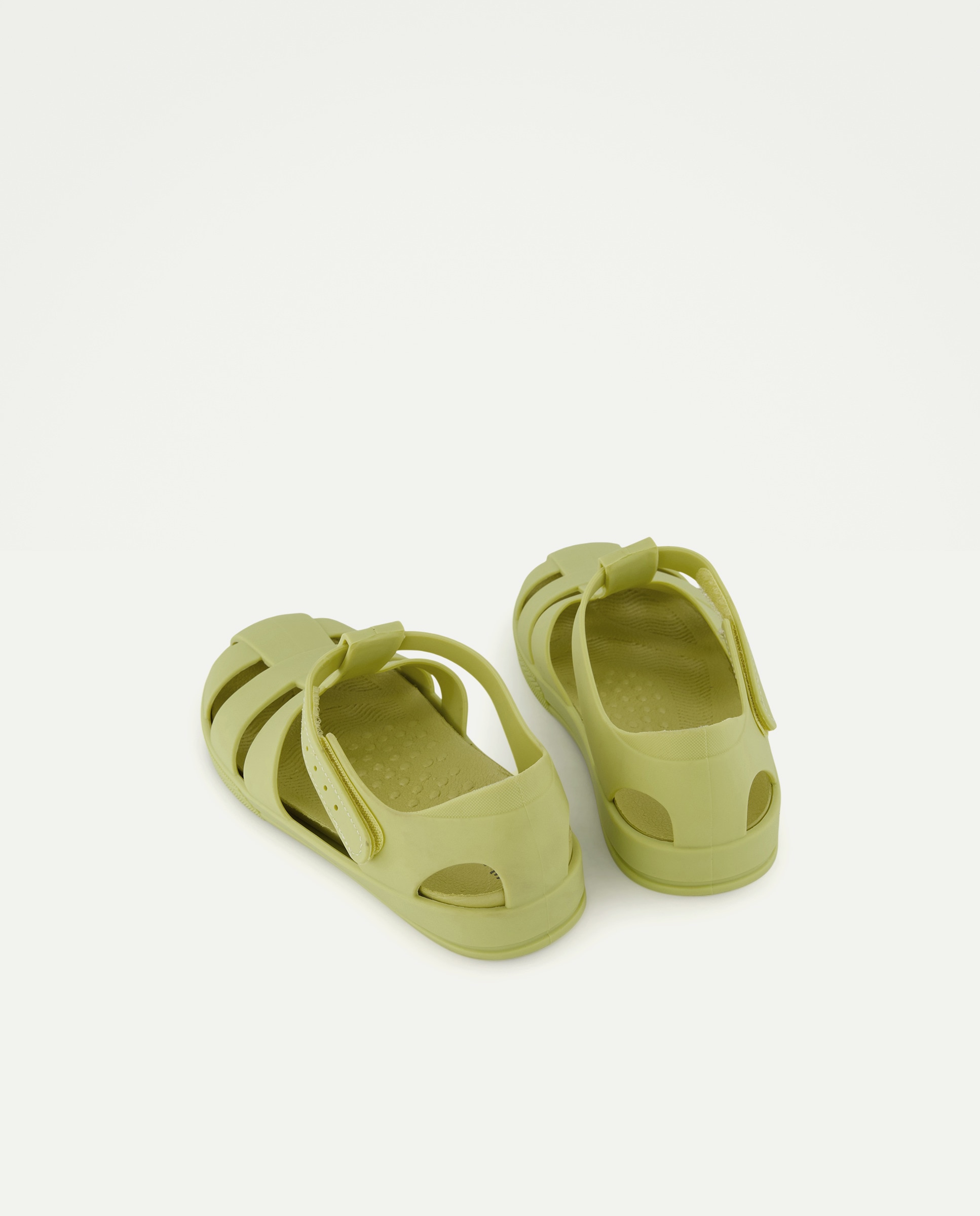 Cangrejera infantil de goma con velcro Pistacho-3