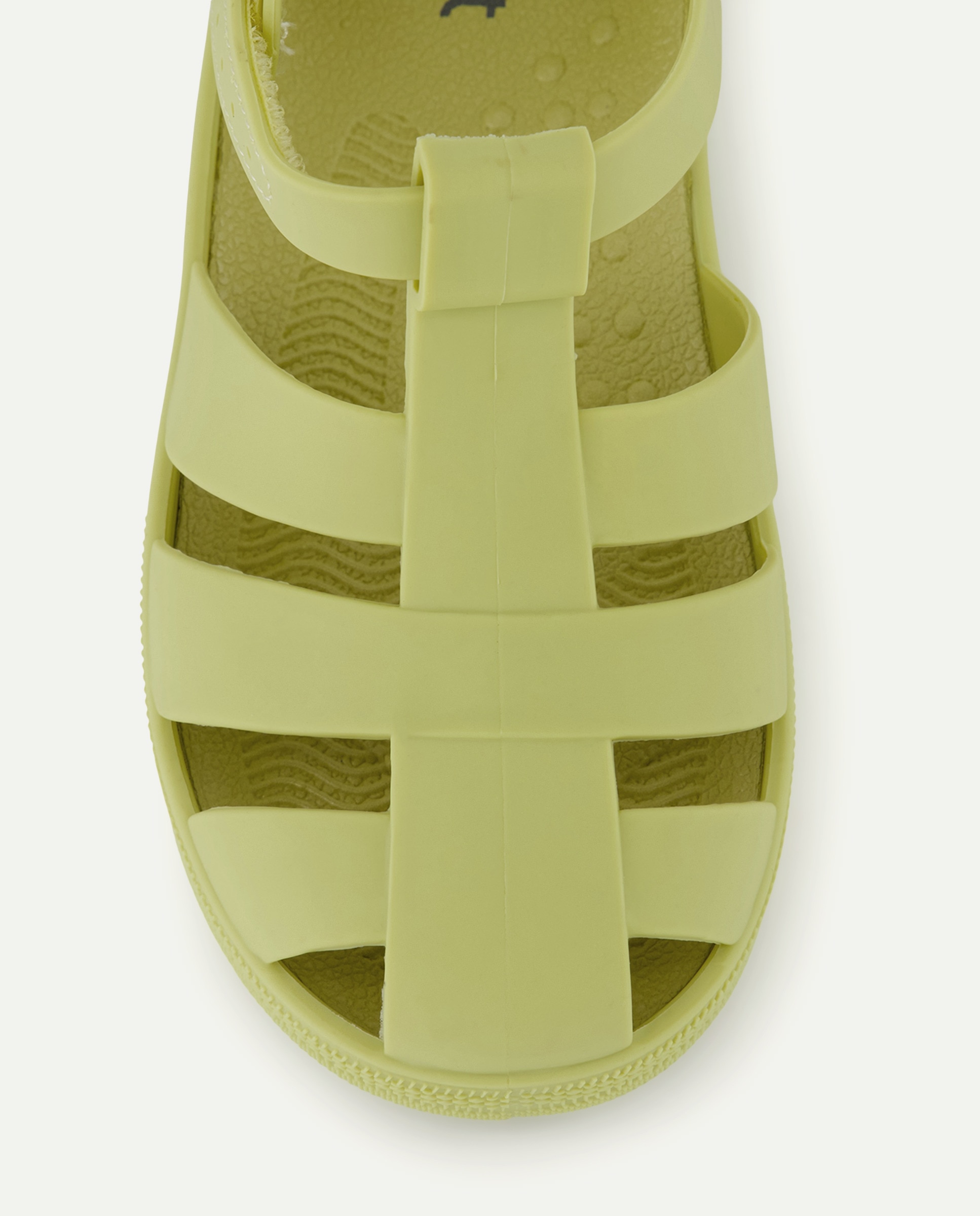 Cangrejera infantil de goma con velcro Pistacho-5