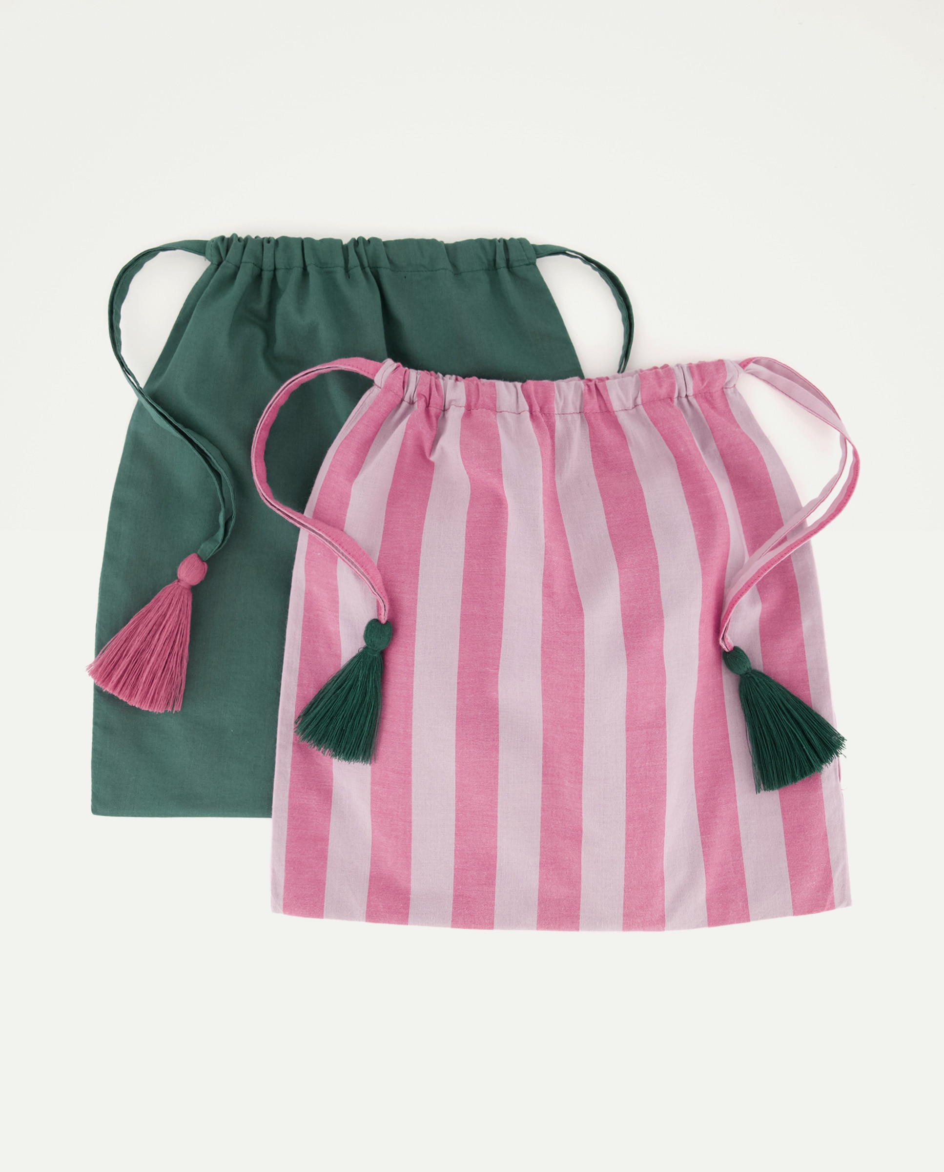 Imagen 0 de Pack 2 saquitos guardamudas infantil rayas