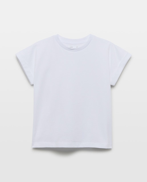 Imagen 0 de Camiseta niña con manga roll up