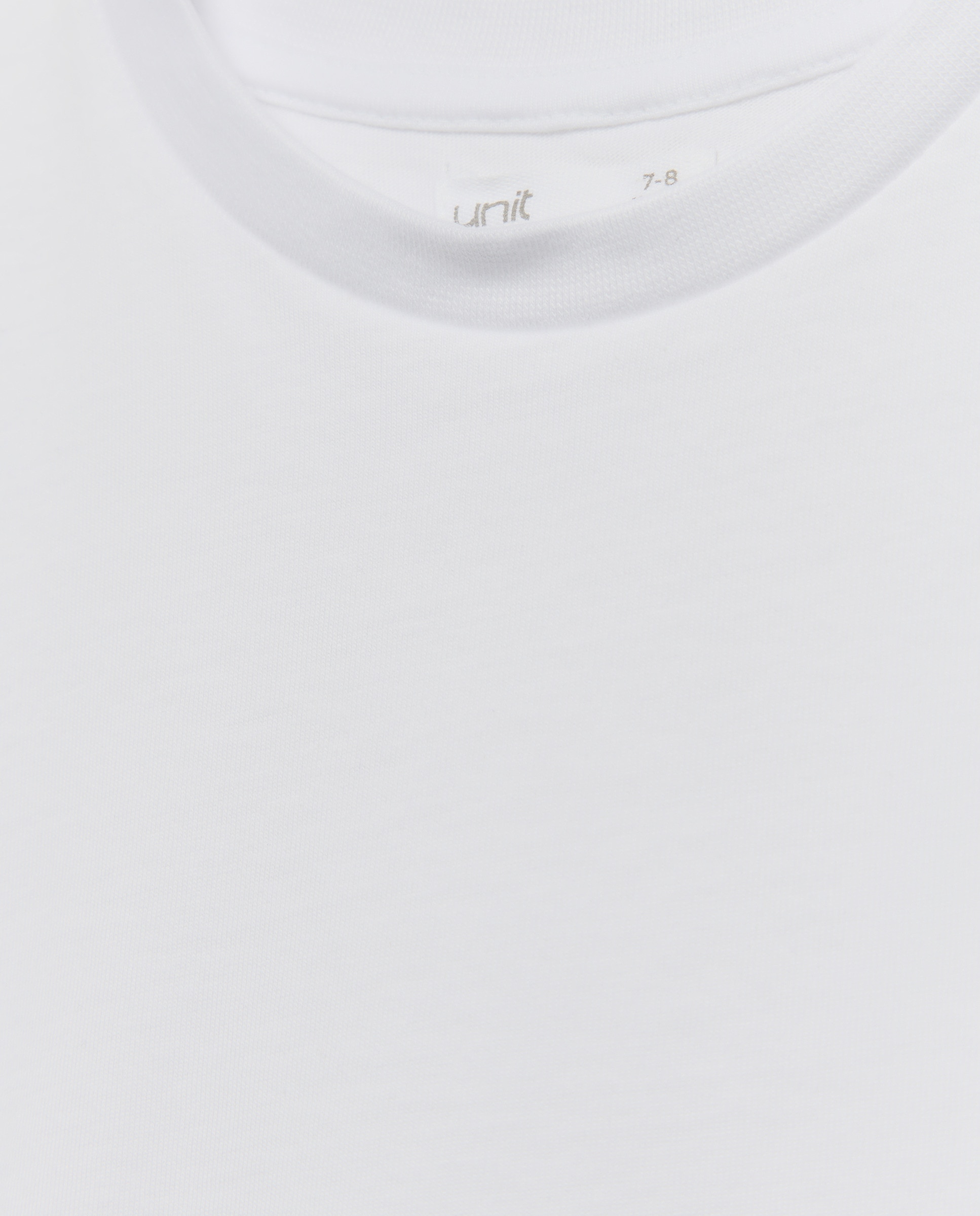 Camiseta niña con manga roll up Blanco-3