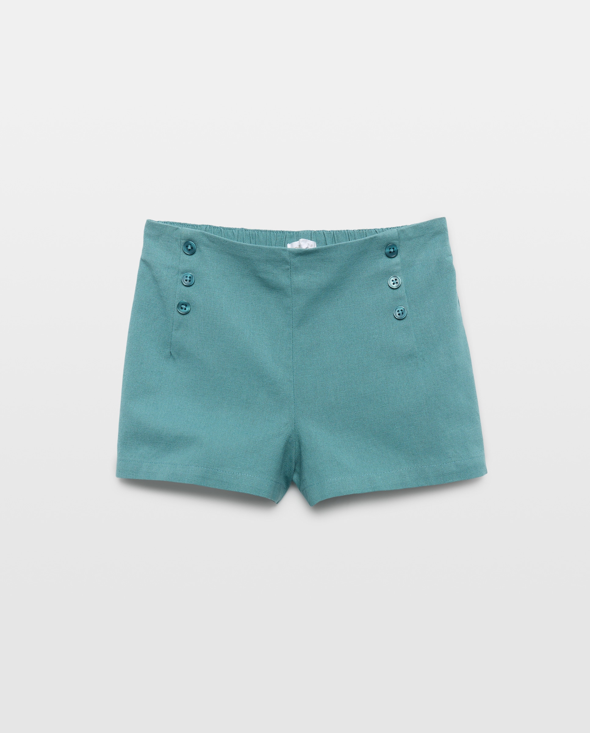 Imagen 0 de Short niña de lino con bolsillo