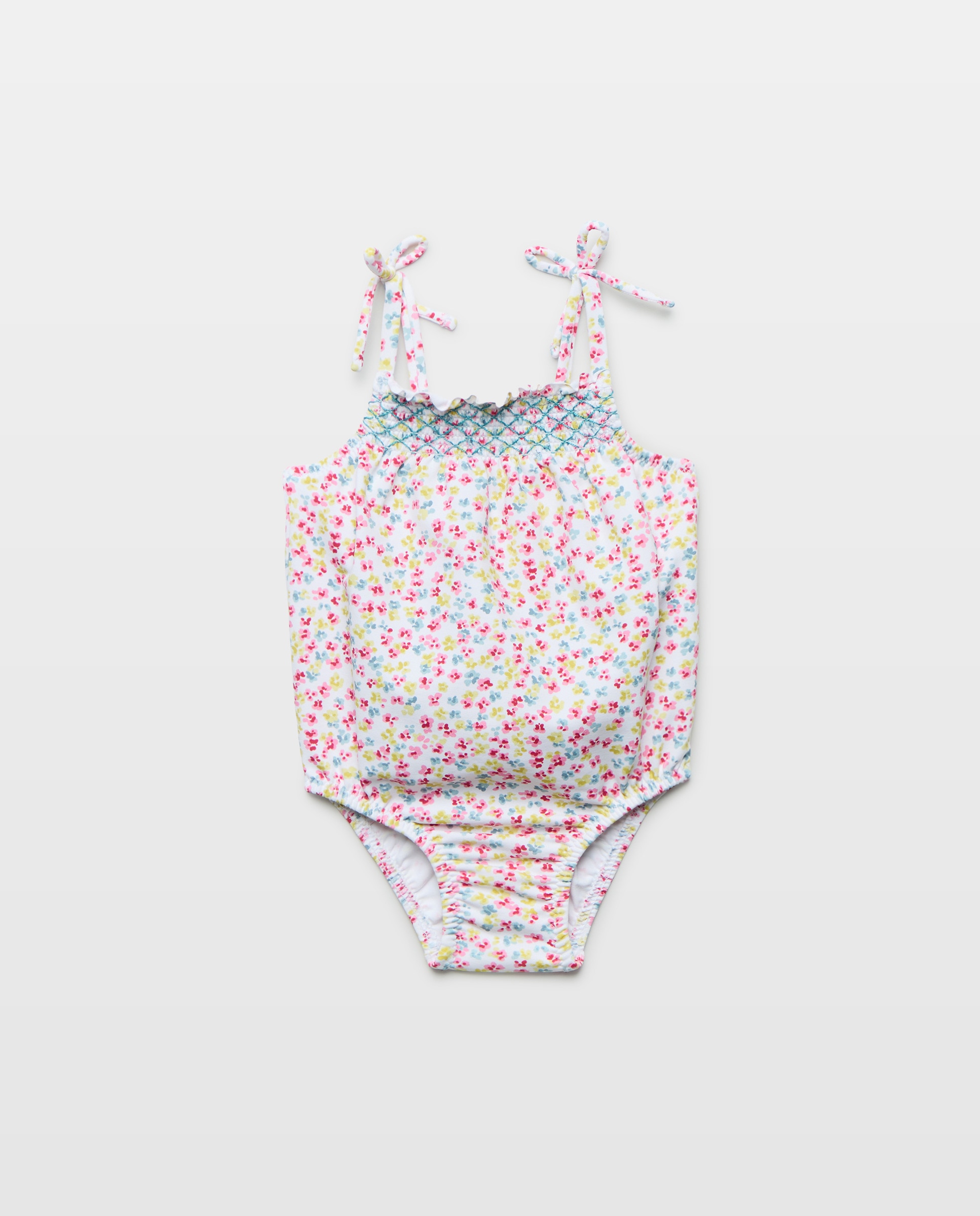 Imagen 0 de Bañador meses smock y lazos flores