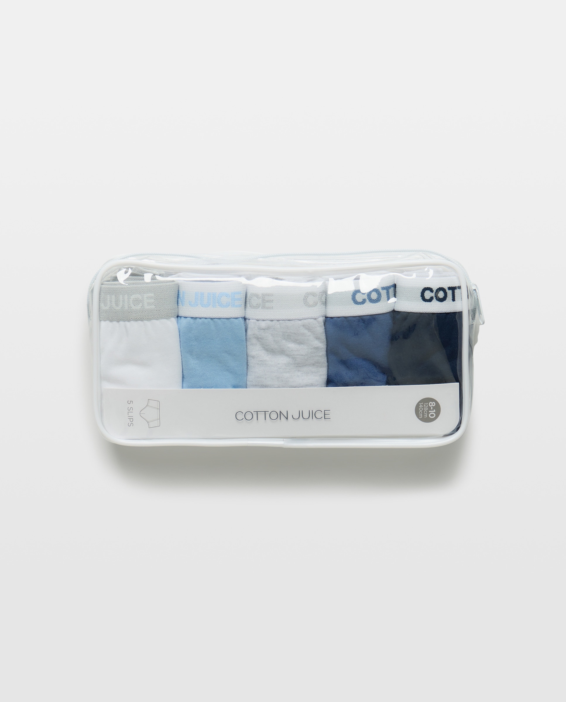 Pack de Cinco Slips Lisos Multicolor-4