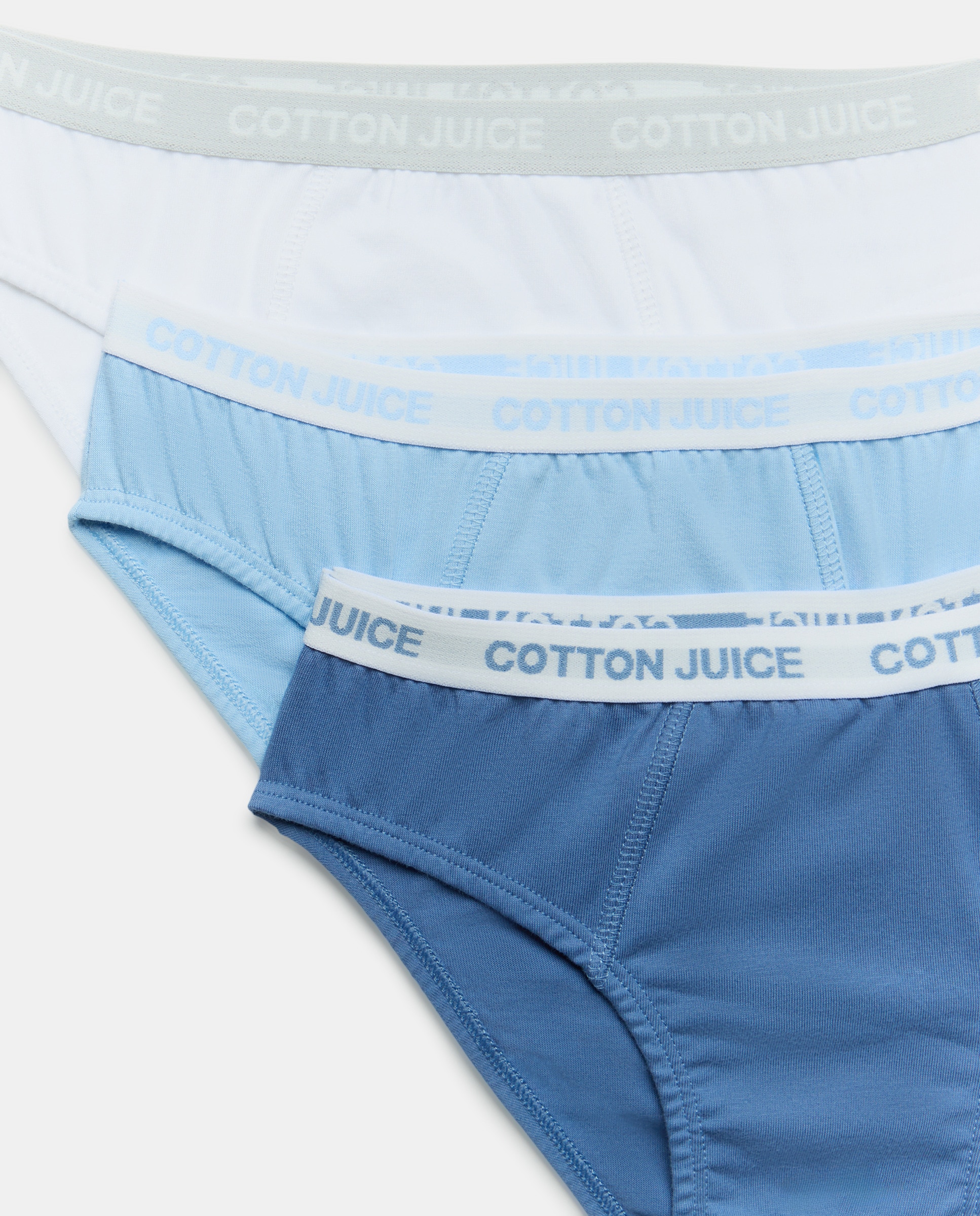 Pack de Cinco Slips Lisos Multicolor-3