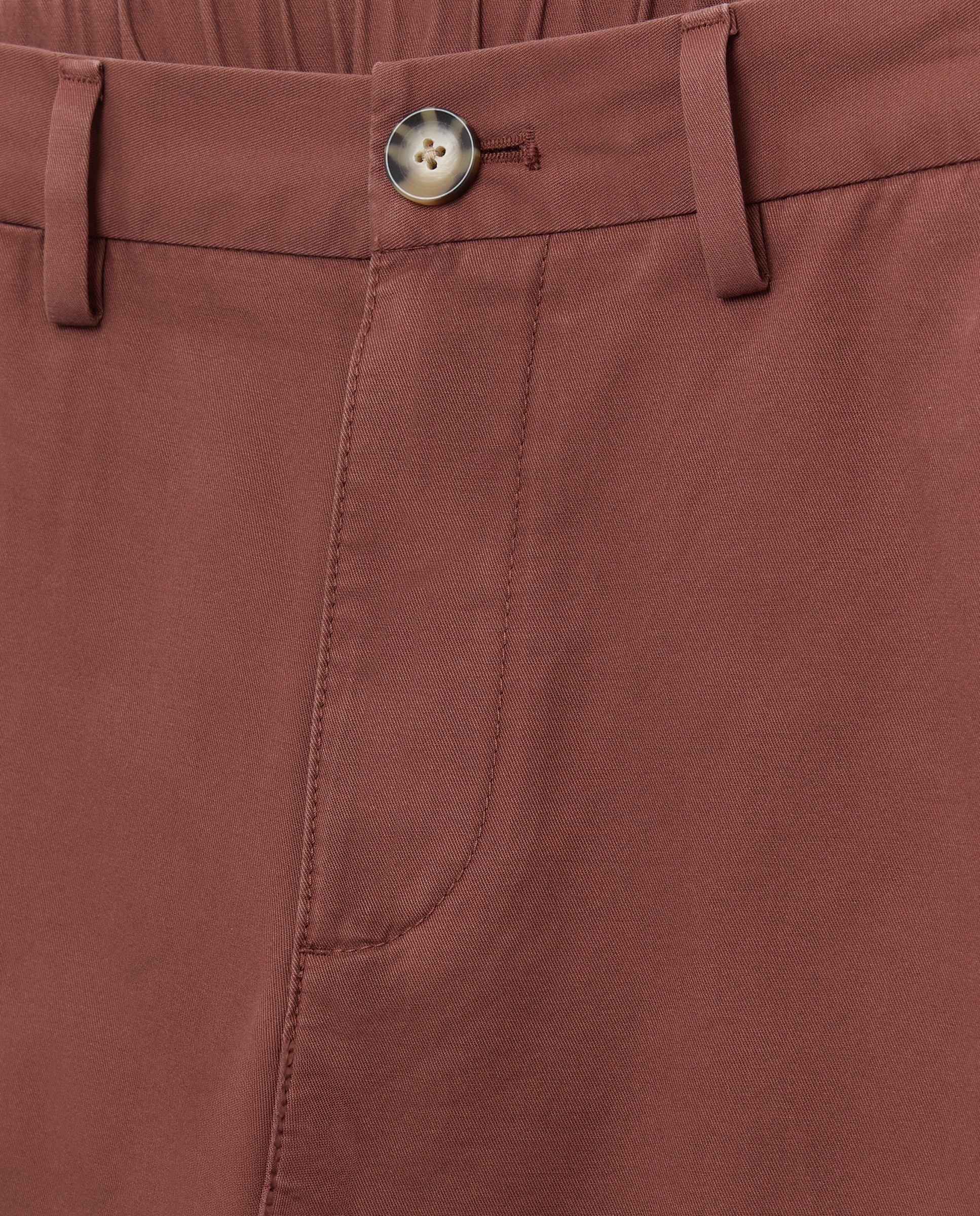 Bermuda hombre chino con goma 770 Terracota-5