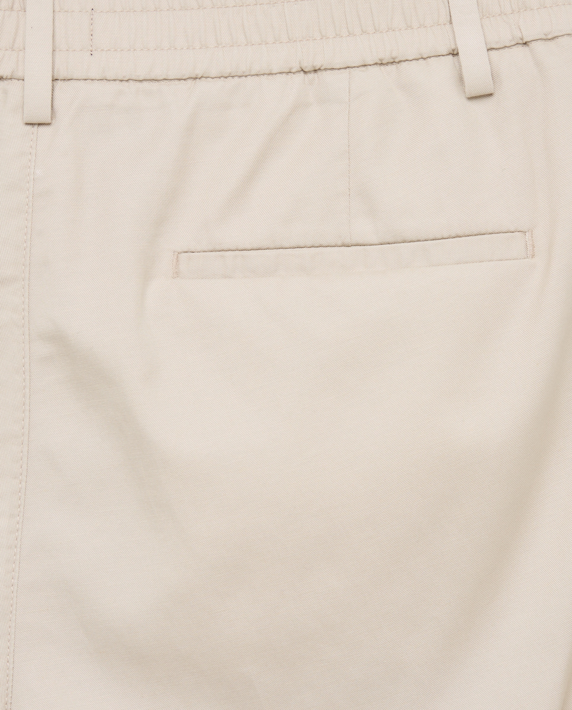 Bermuda hombre chino gomas con lino Visón claro-5