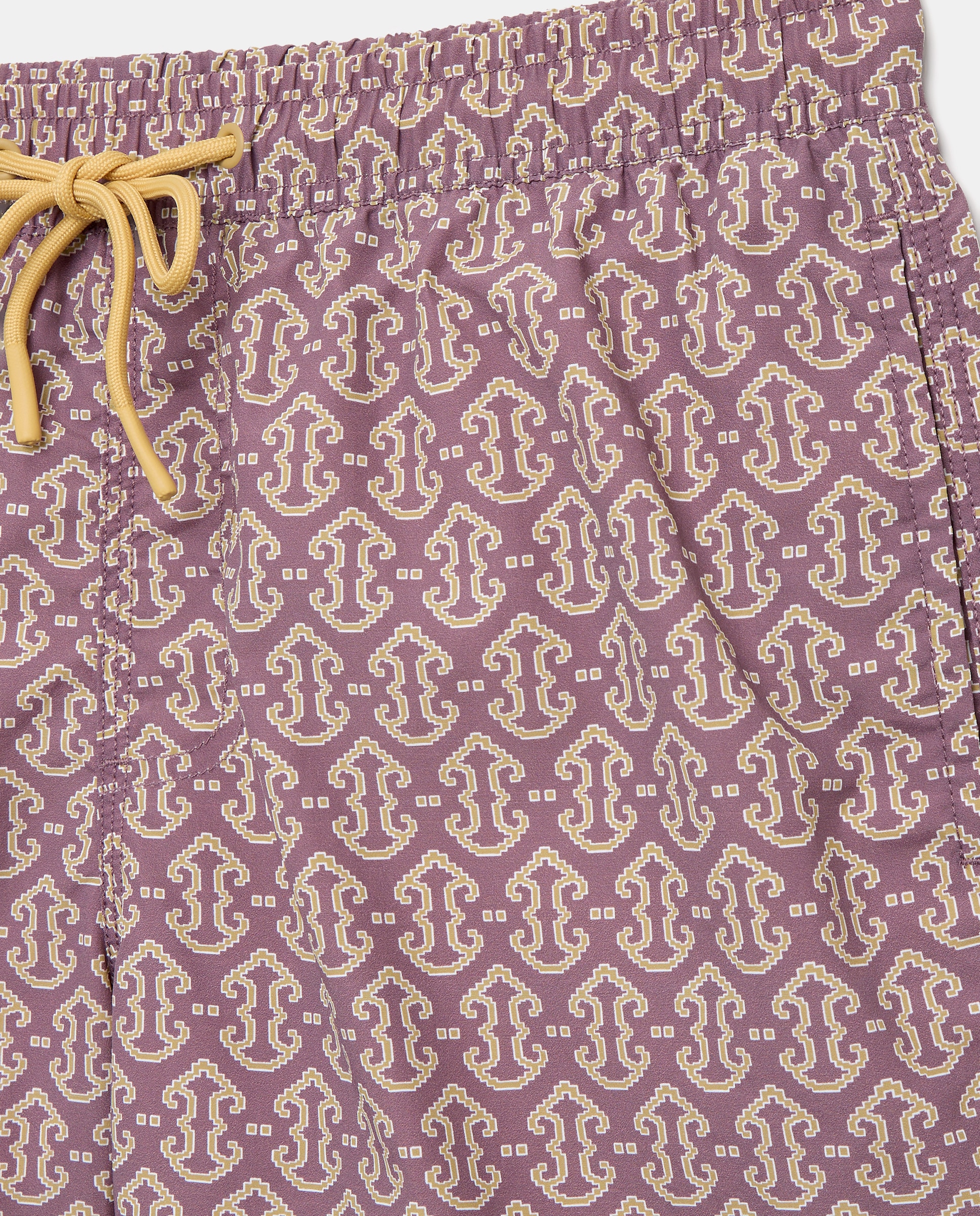 Bañador estampado etnico Morado-4