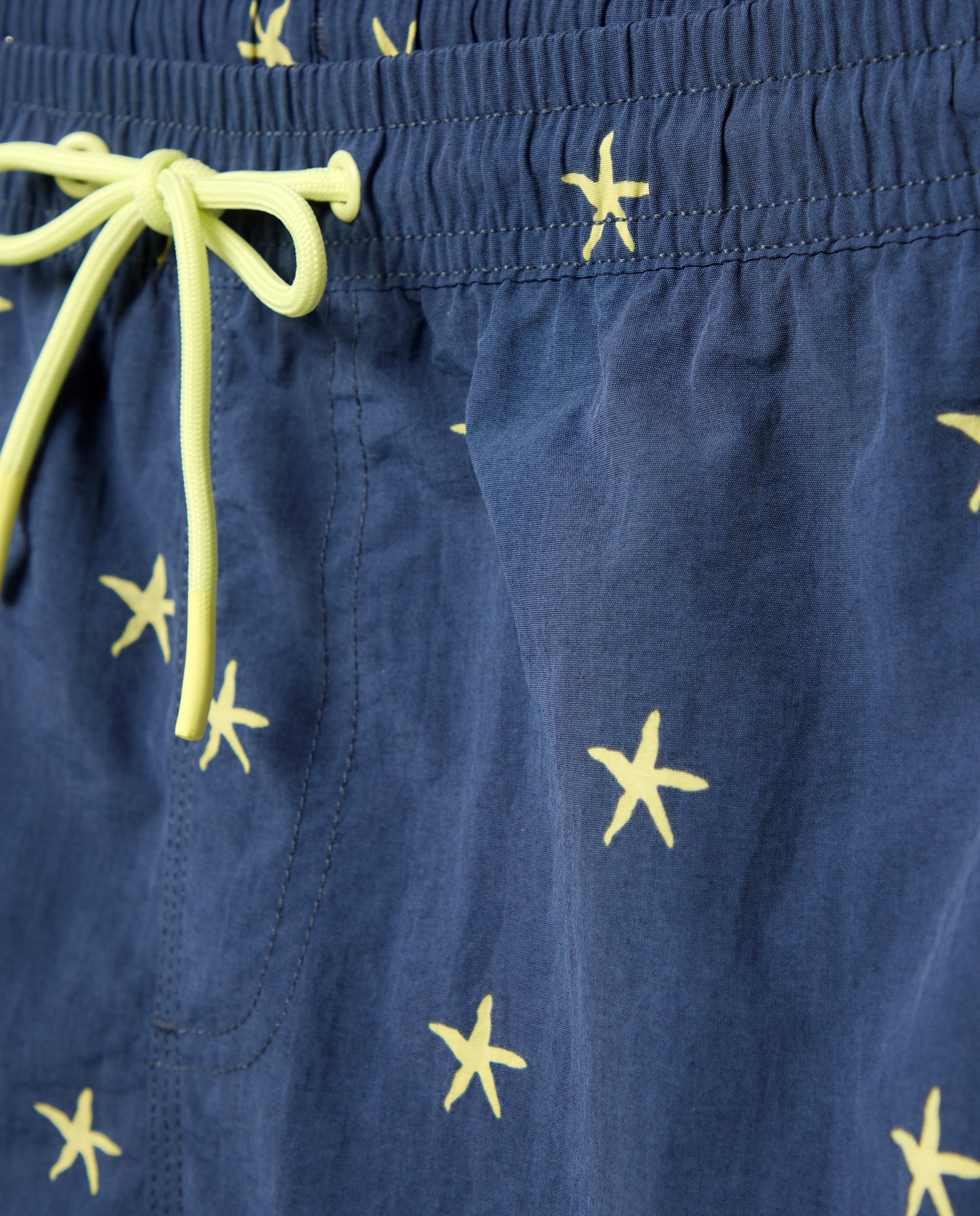 Bañador estampado estrella de mar hombre Azul marino-4