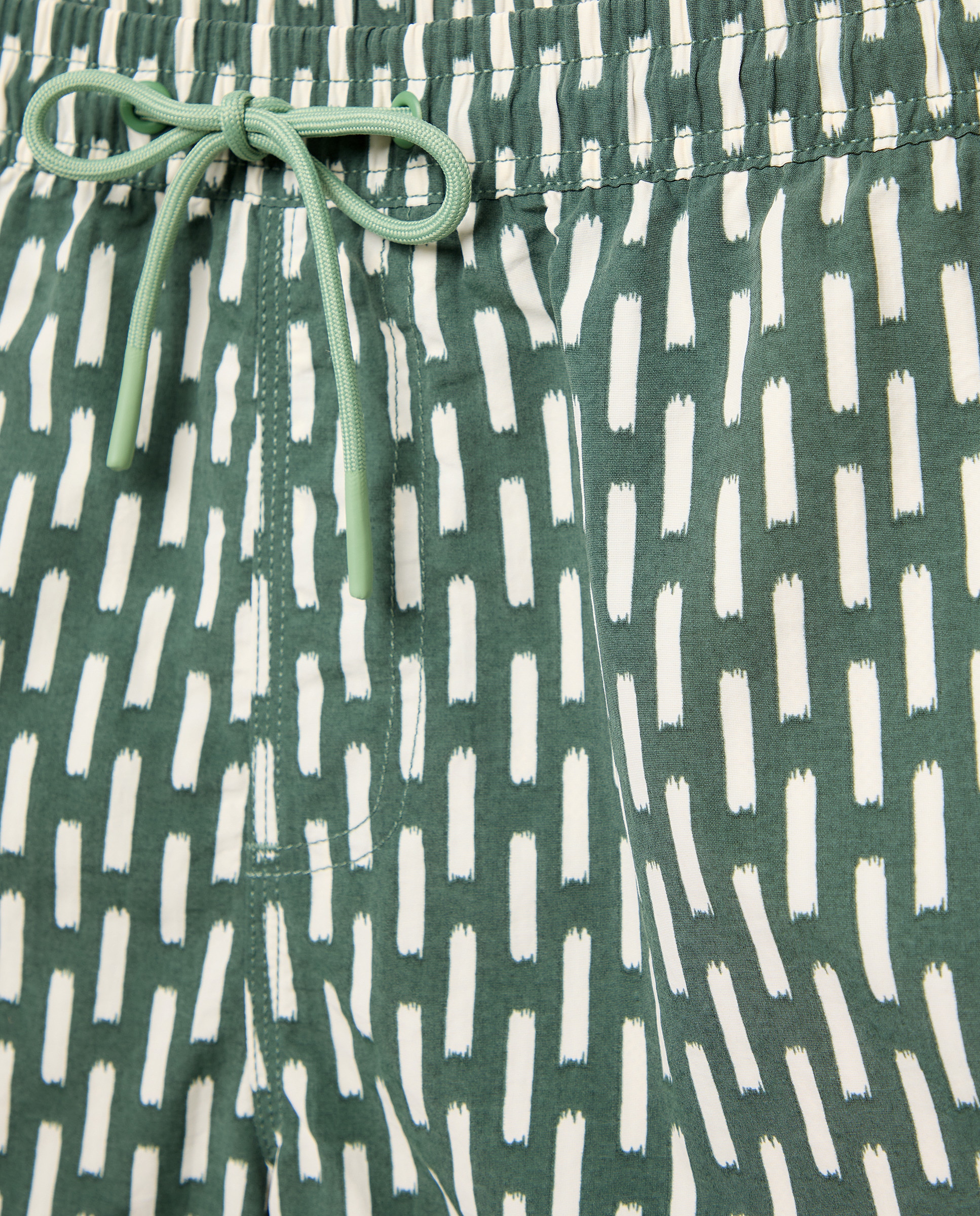 Bañador estampado pinceles hombre 530 Verde oscuro-4