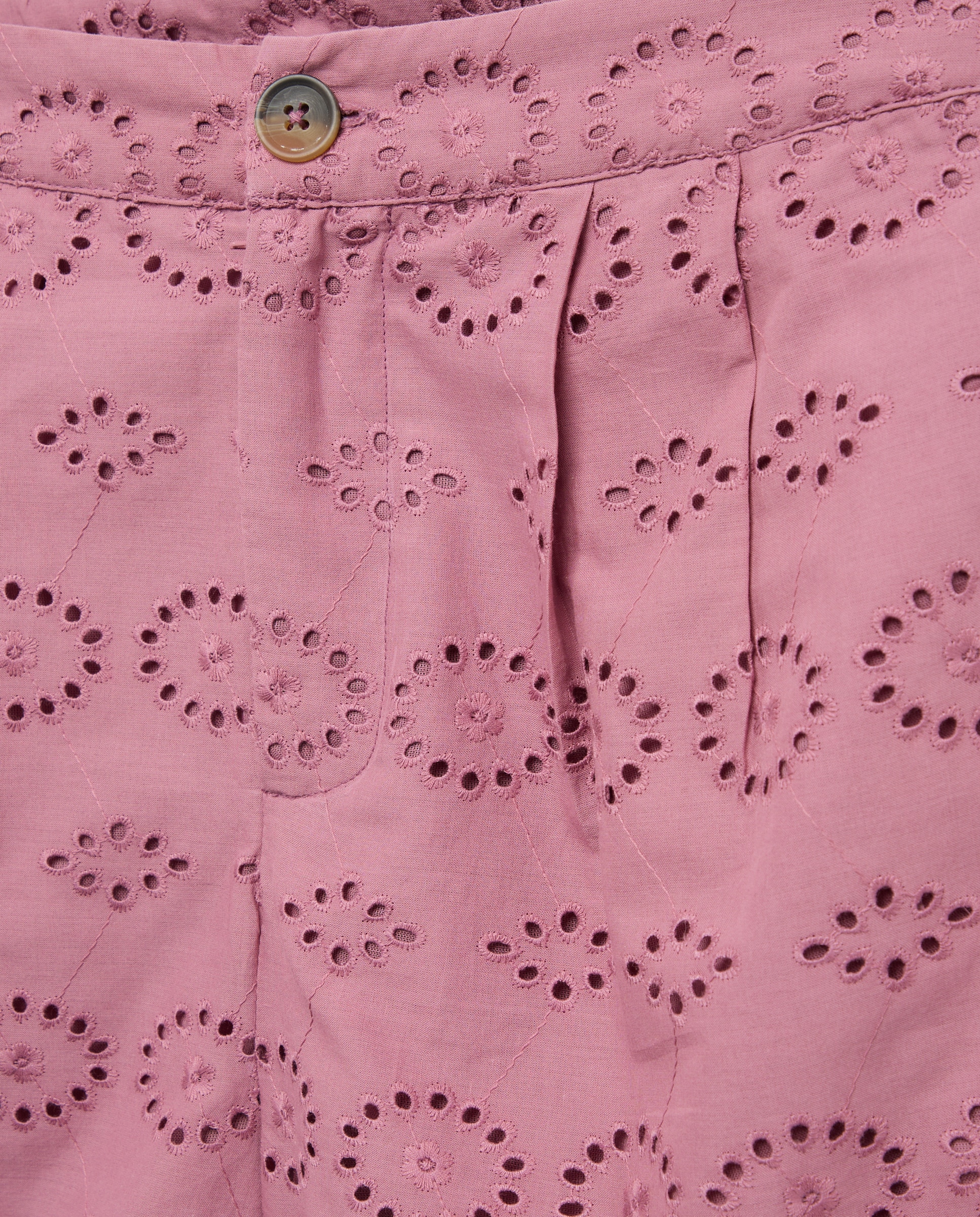 Short de mujer bordado total look Morado-5