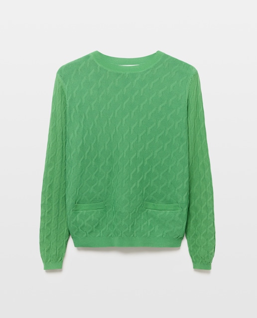 Imagem 0 de Camisola de malha lisa com manga comprida