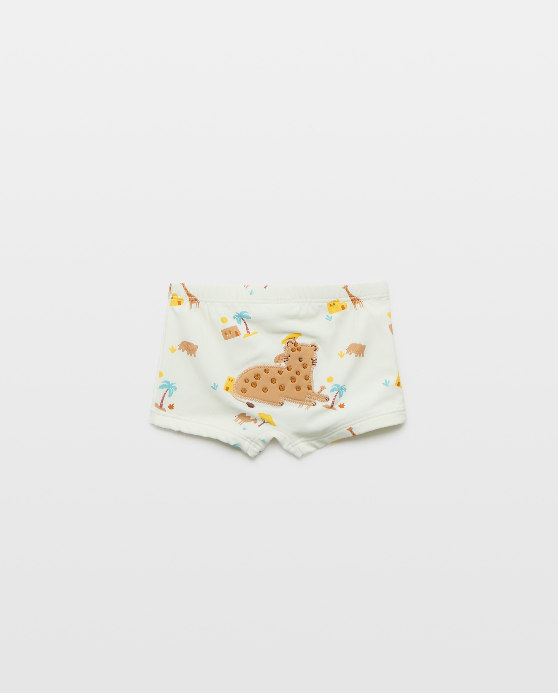 Boxers de Bebé com Patch Deserto Branco-2