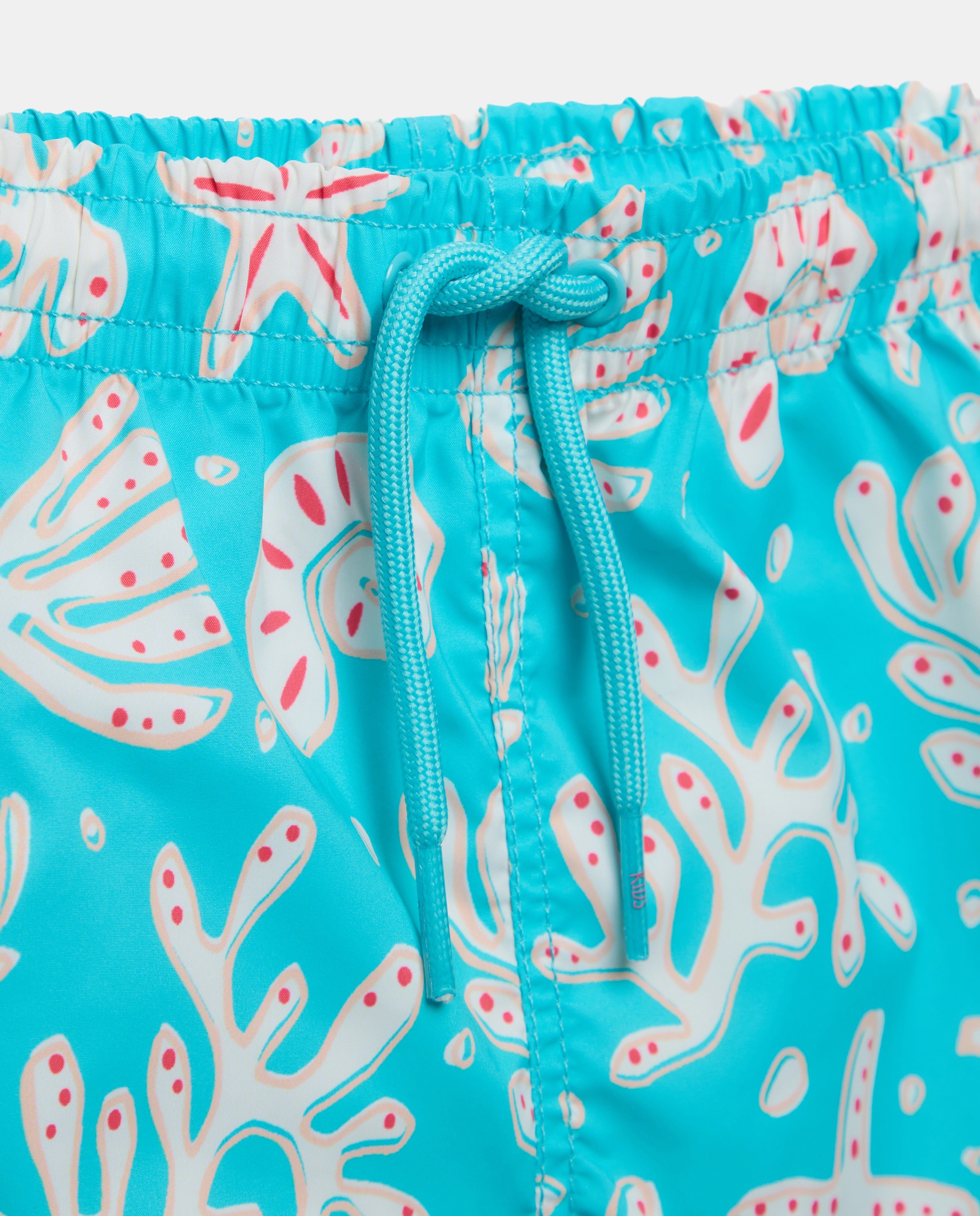 Bermudas de Bebé às Cores com Conchas de Perfil Verde-3