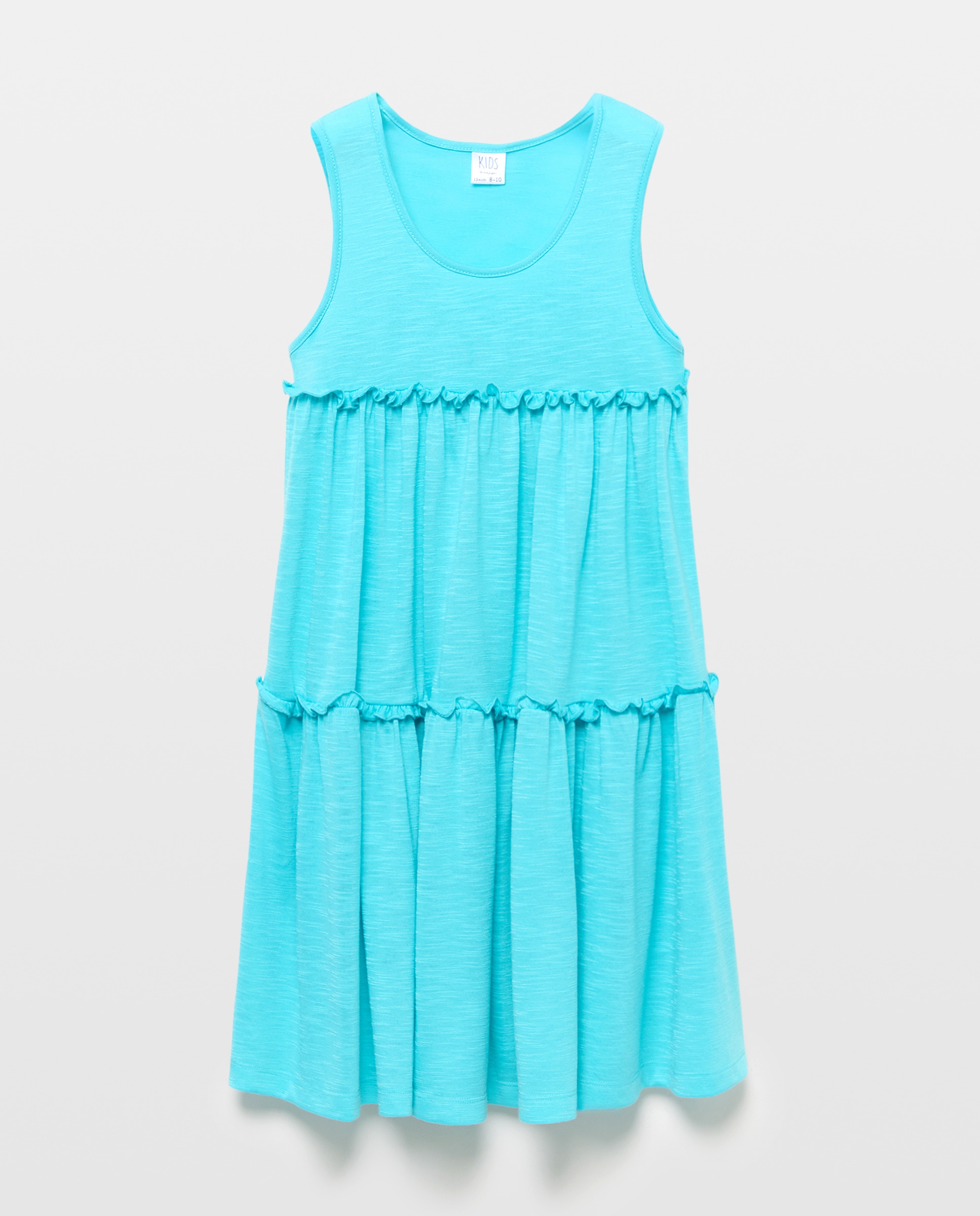 Vestido Liso Kids El Corte Inglés 582 Verde Água-4