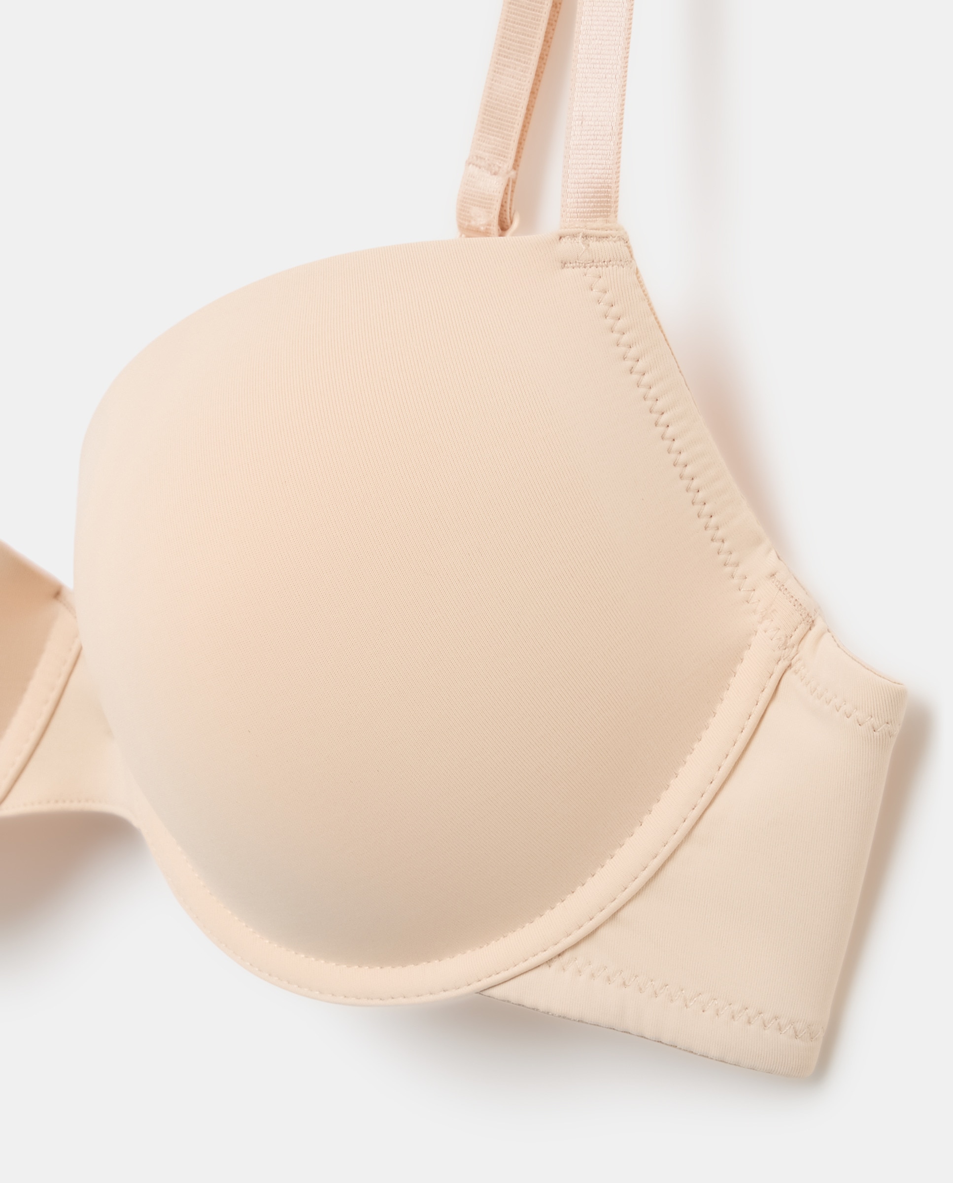 Sujetador básico microfibra copa b 250 Nude-4