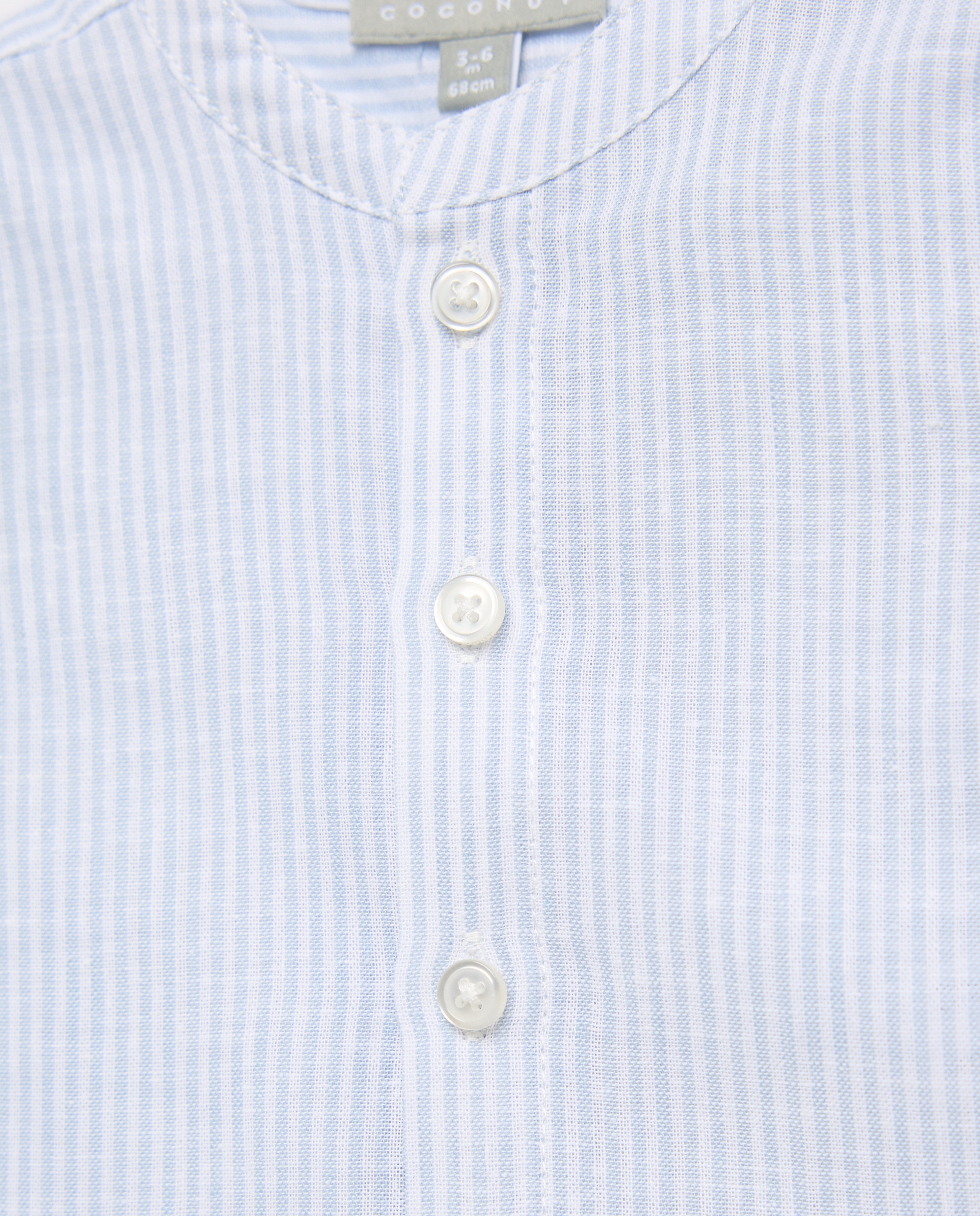 Camisa de Bebé com Manga Comprida e Gola à Padre Coconut El Corte Inglés Azul-3