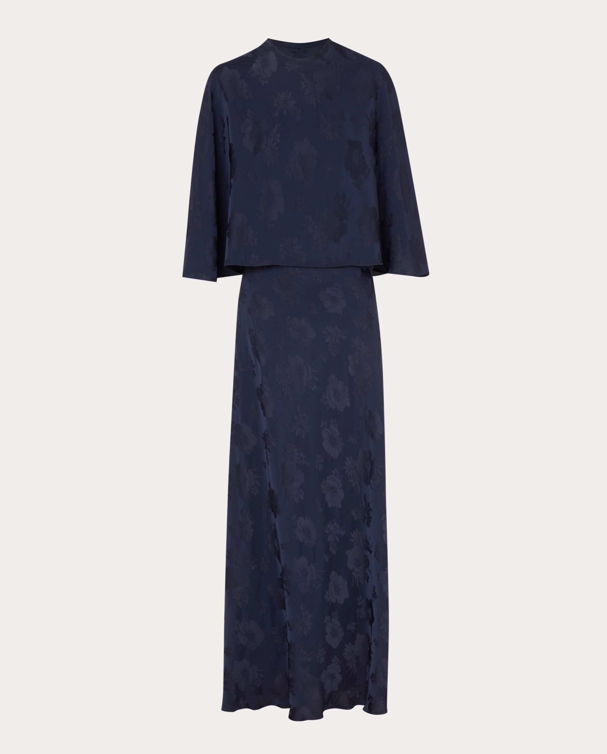 Vestidos Compridos Azul-marinho-1