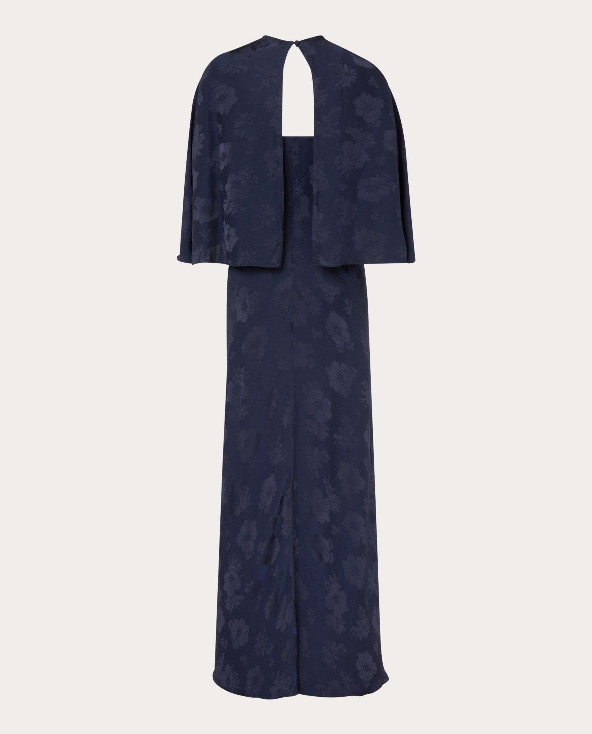 Vestidos Compridos Azul-marinho-2