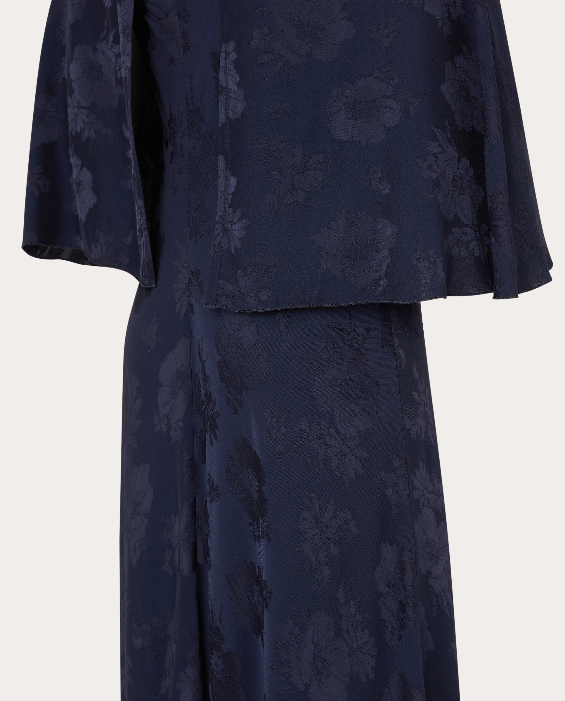 Vestidos Compridos Azul-marinho-4