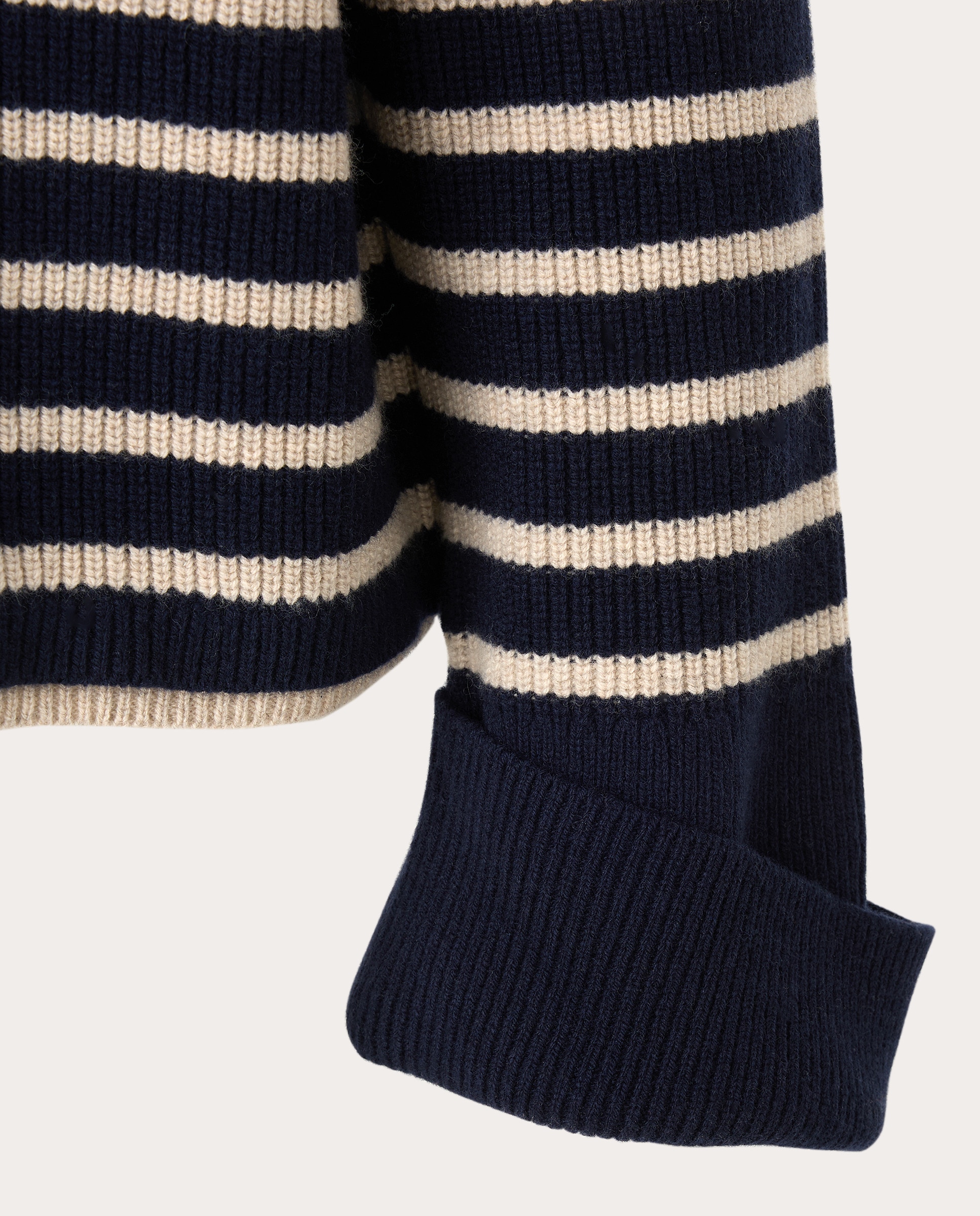 Jersey Ilaria de lana Azul marino-4