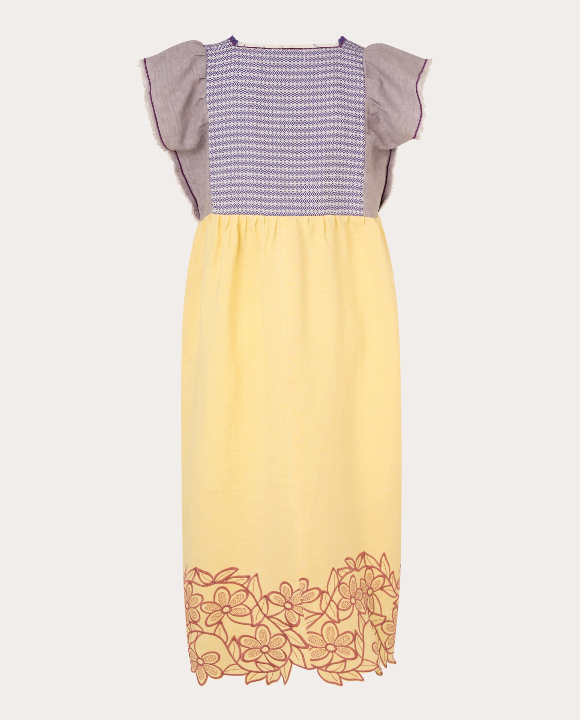 Vestido Midi Aloe Jilly Amarelo-2