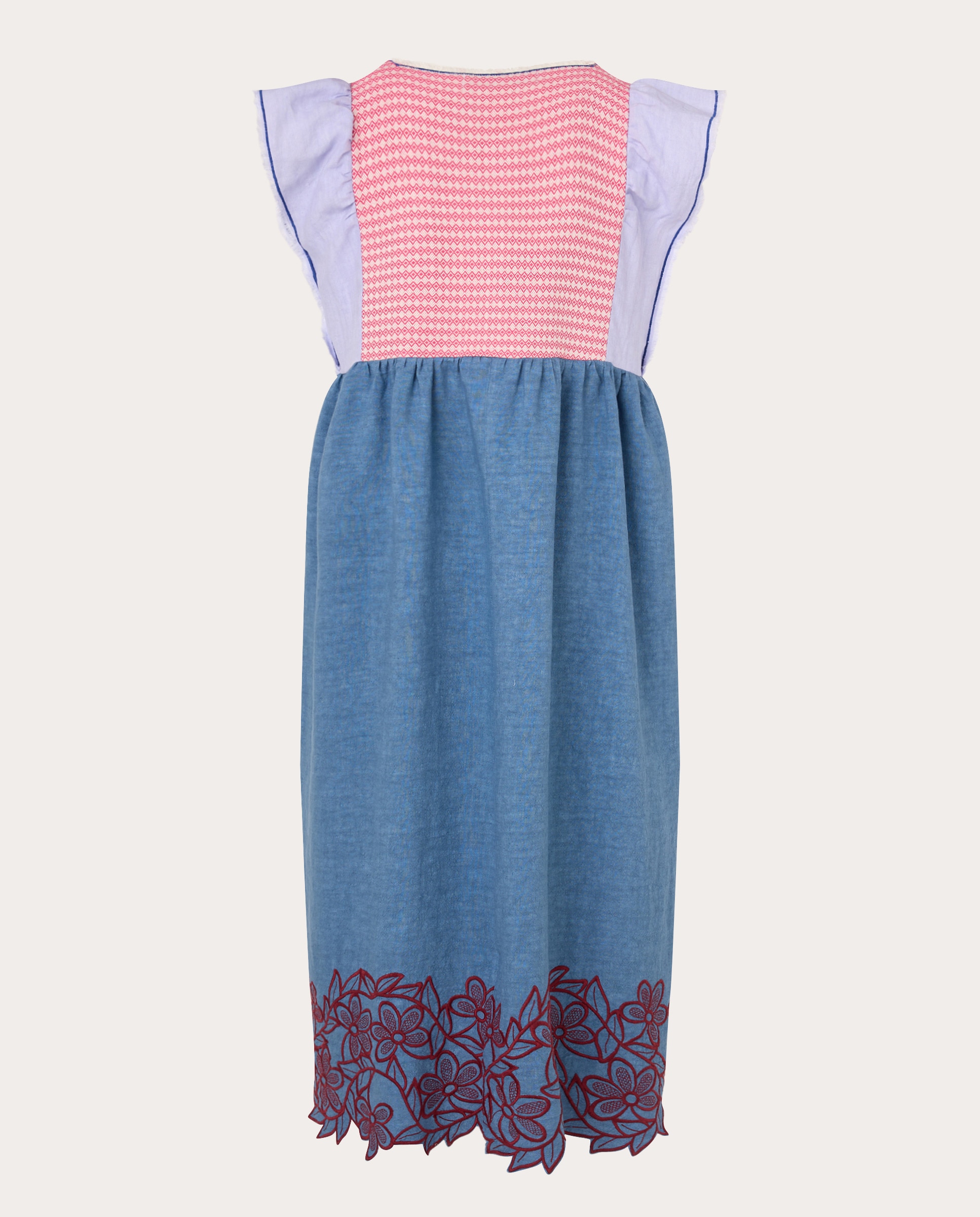 Vestido Midi Aloe Jilly Azul-2
