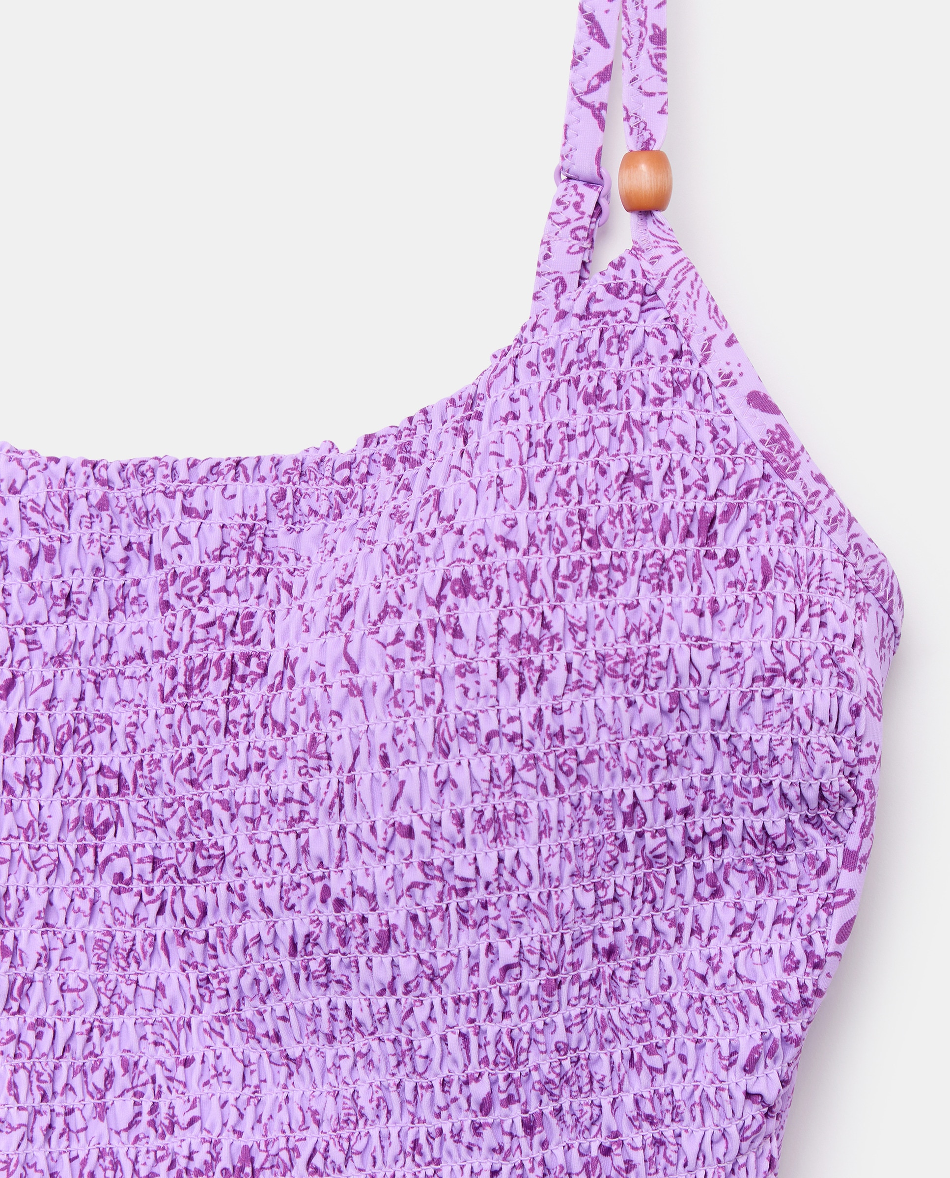 Fato de Banho com Top Vichy 282 Malva-5
