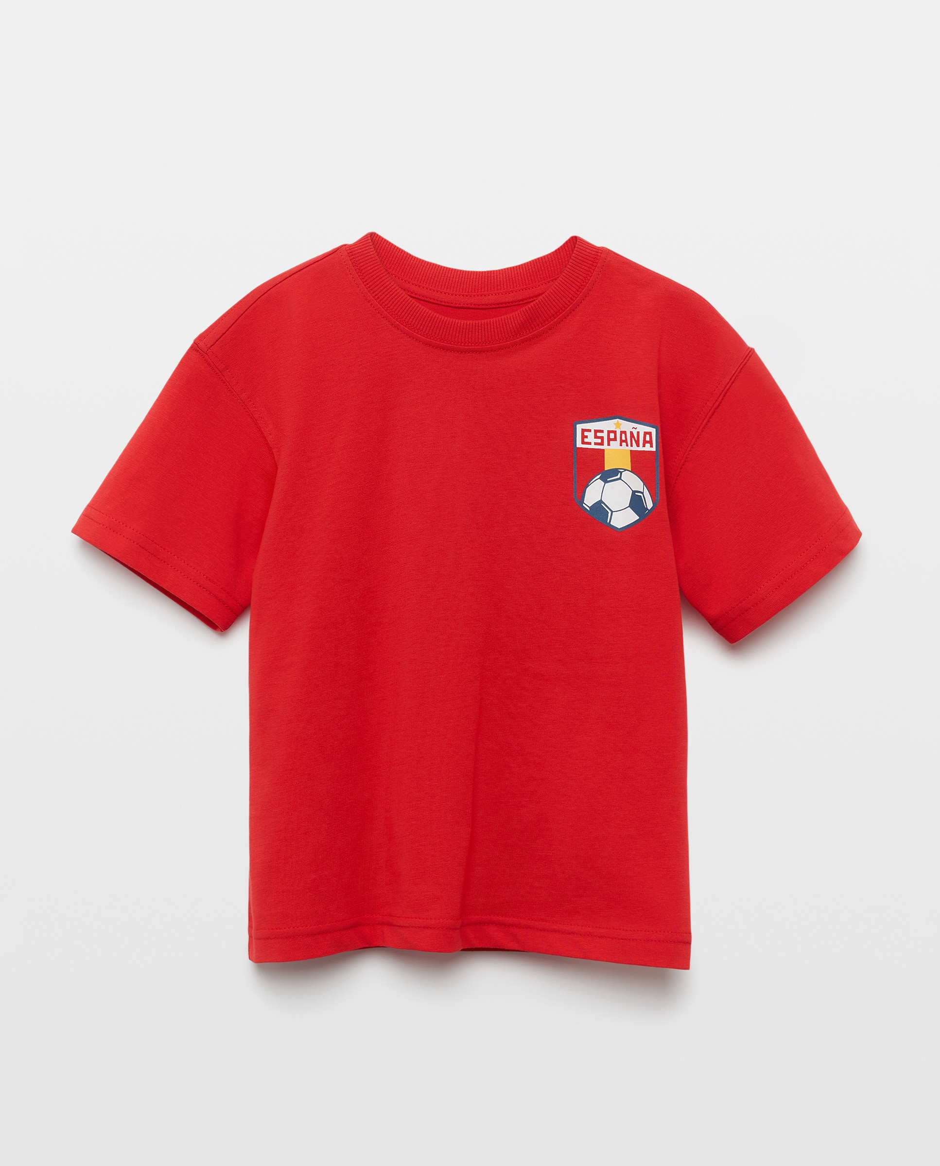 Imagem 0 de T-shirt de Manga Curta e Gola Redonda Mundial para Criança